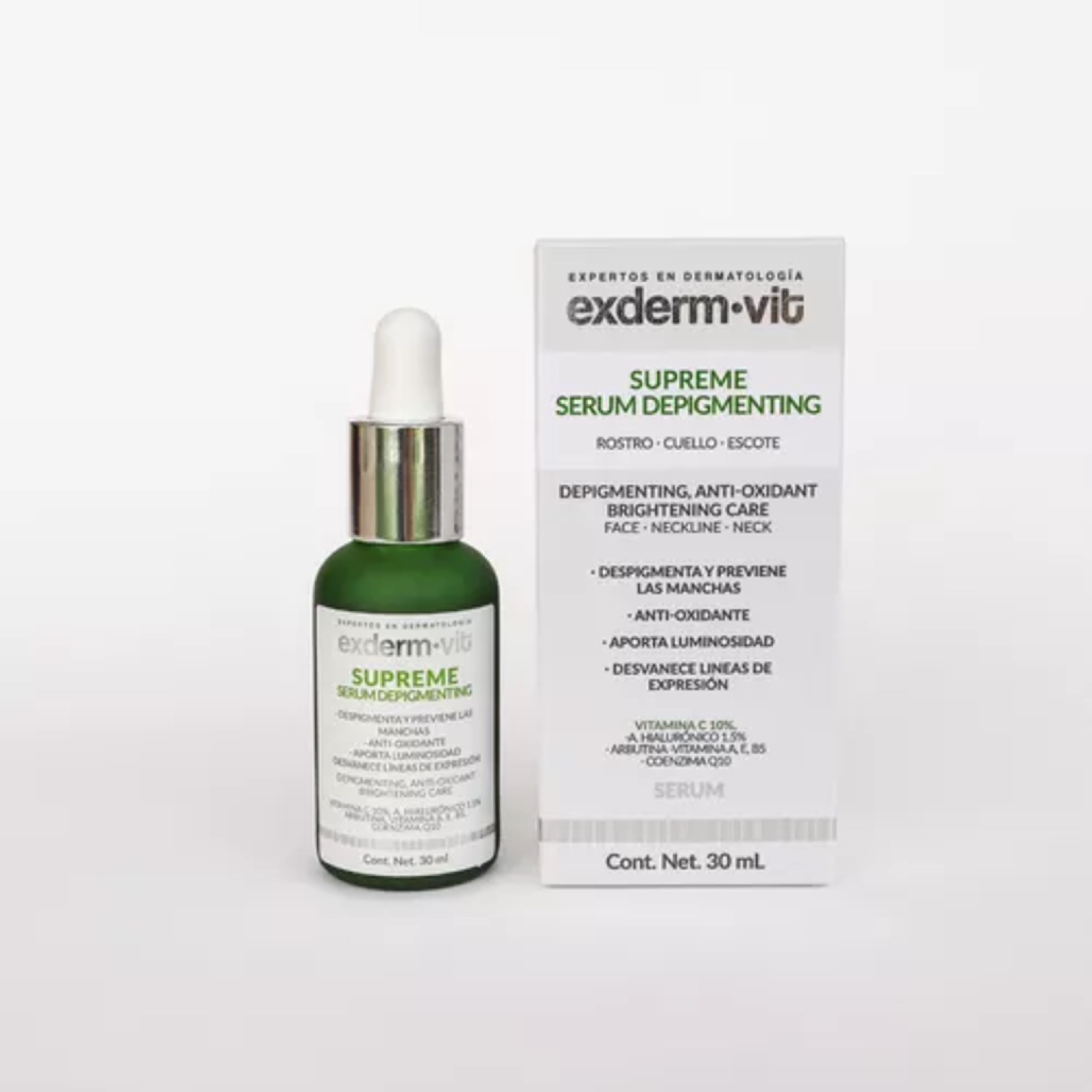 Exderm Vit Supreme Serum Despigmentante Con 30 Ml