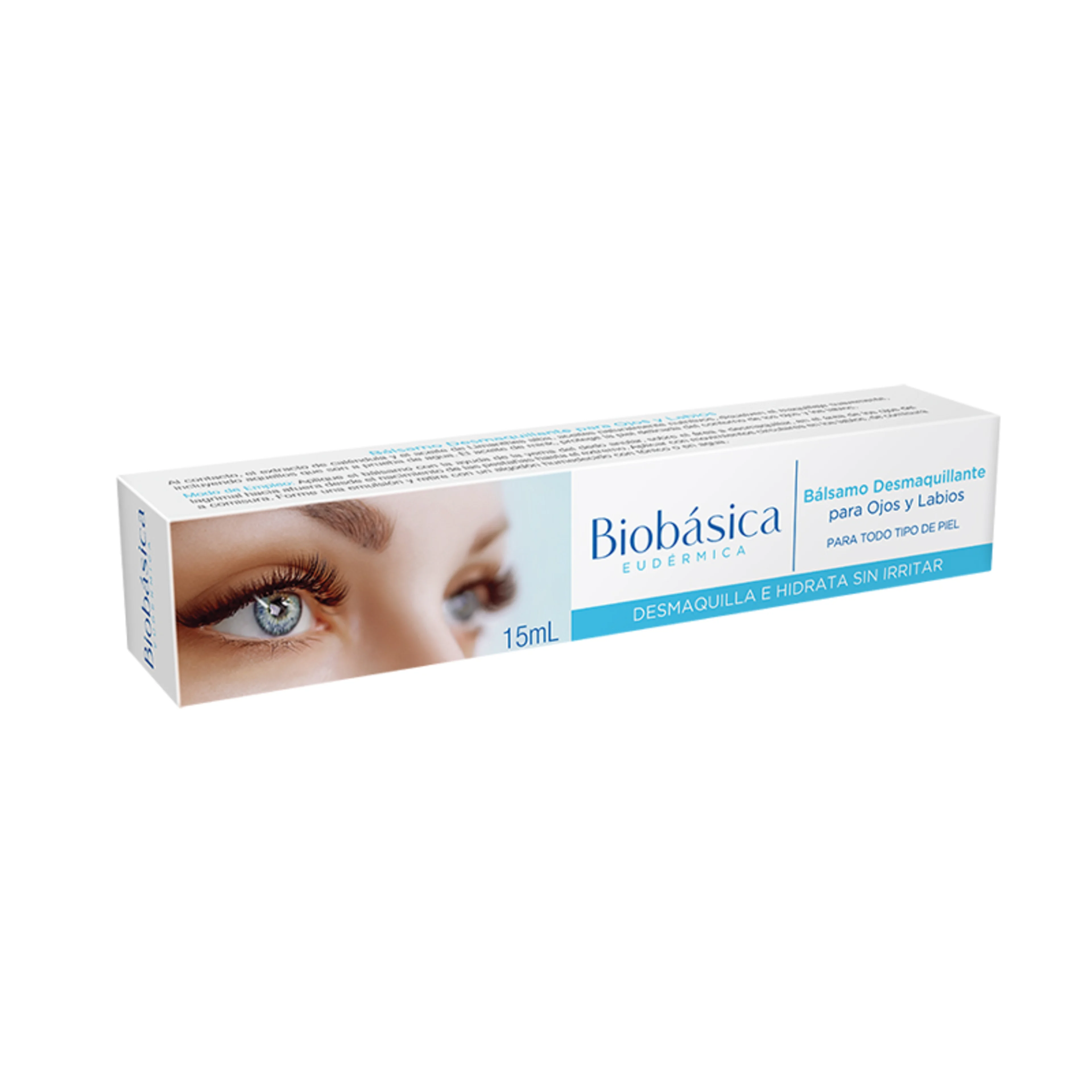 Biobásica eudérmica bálsamo desmaquillante para ojos y labios 15 ml tubo