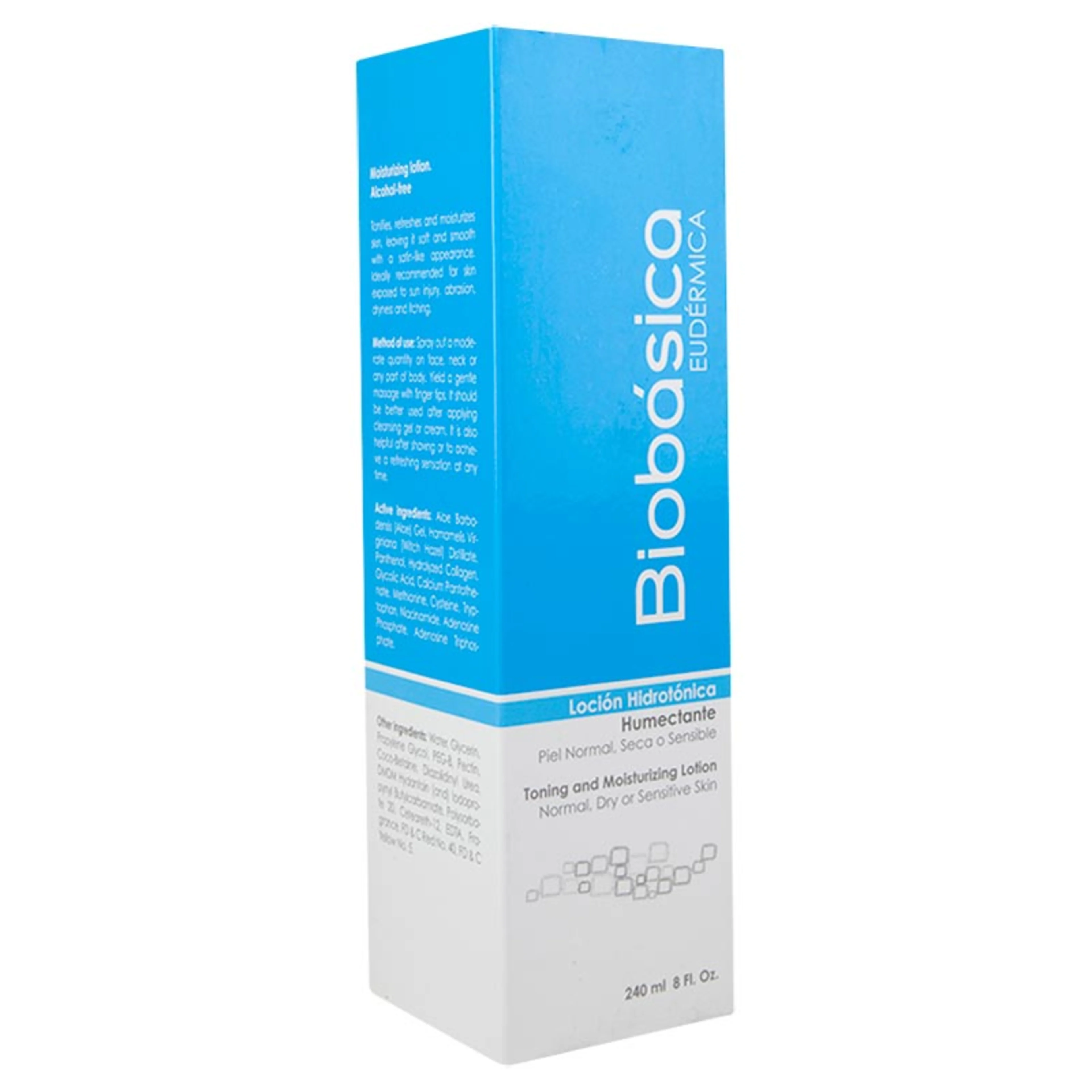 Biobásica eudérmica loción hidrotónica humectante en spray 240 ml botella