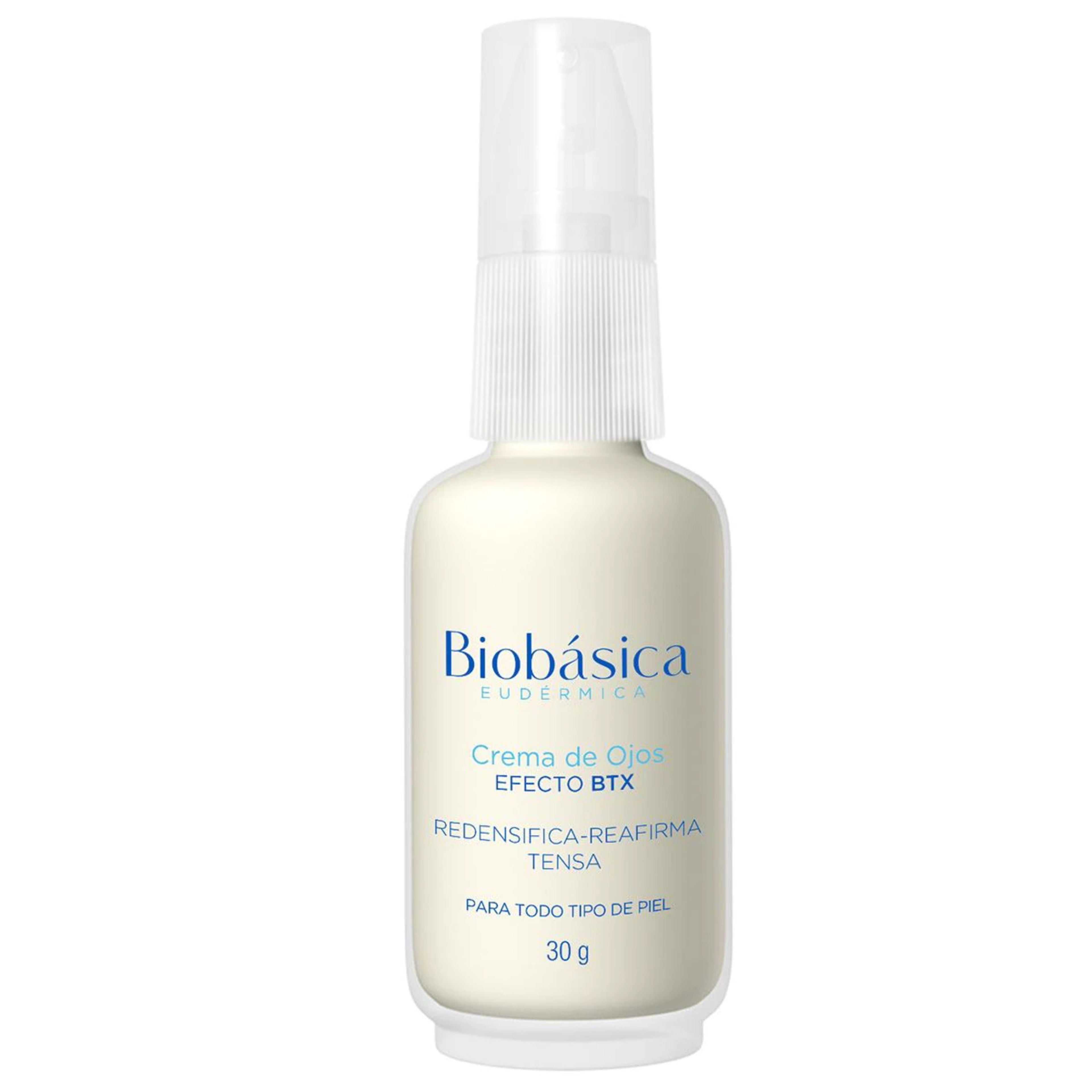 Biobásica eudérmica crema de ojos efecto botox todo tipo de piel 30 ml botella