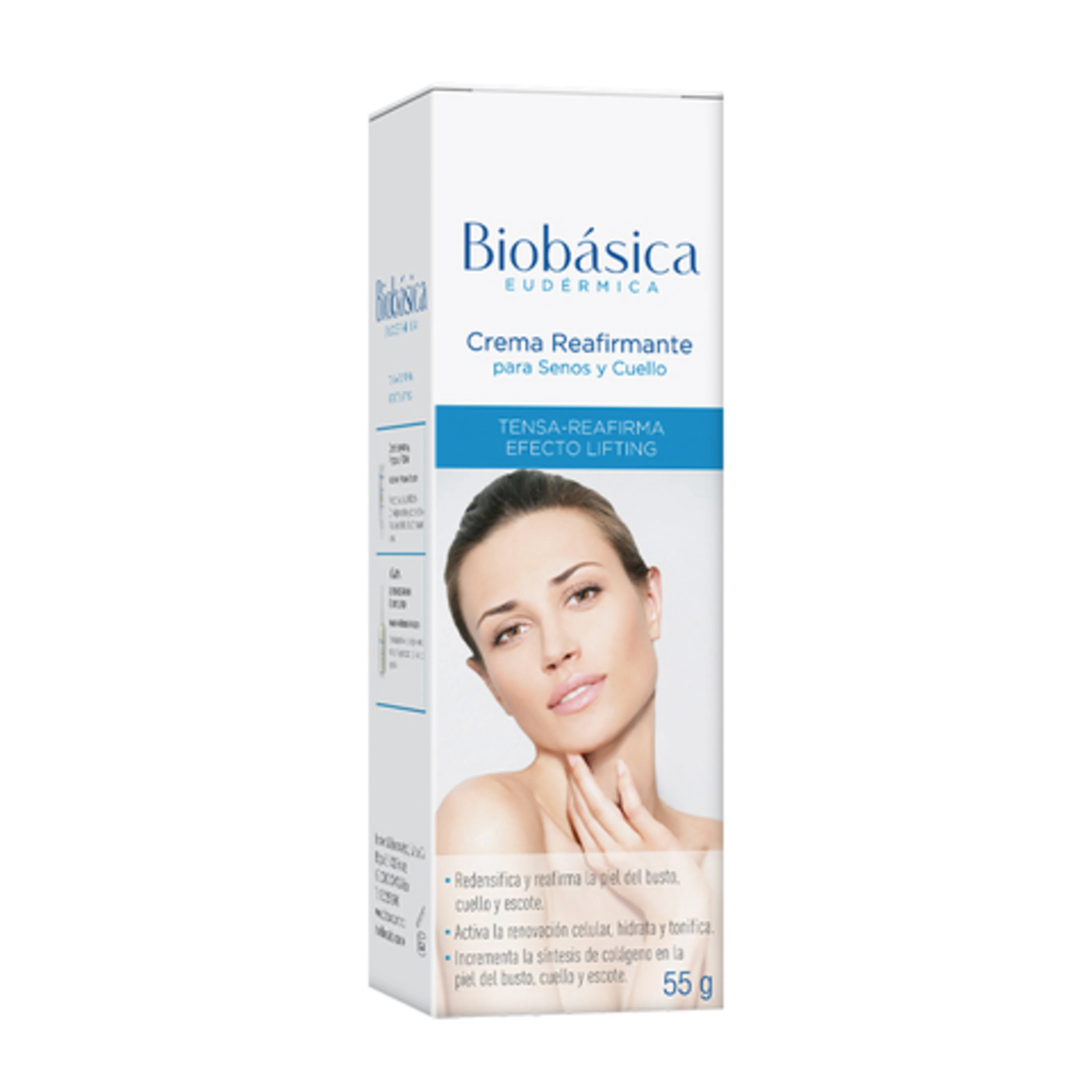 Biobásica eudérmica crema reafirmante para senos y cuello 55 g tubo