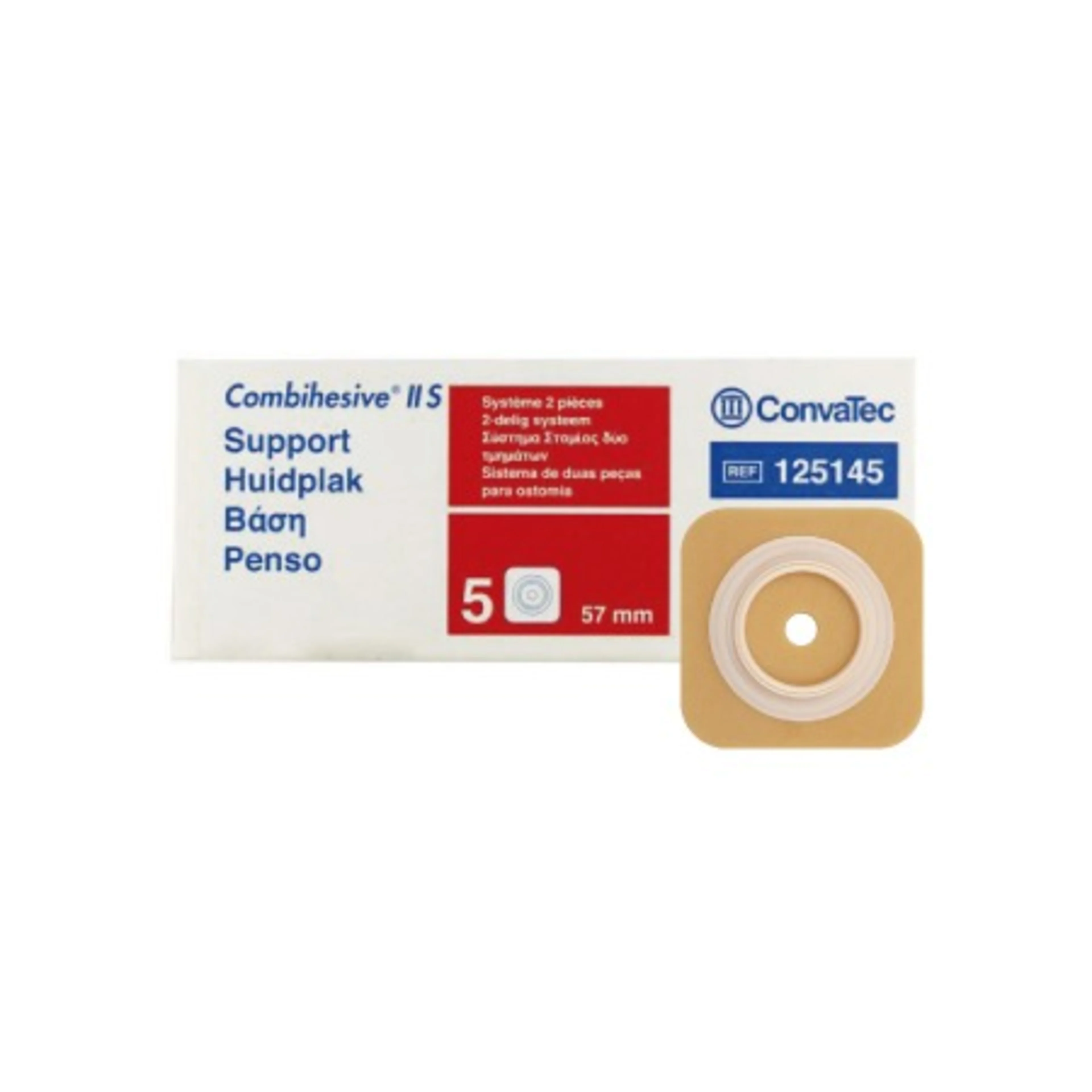 Stomahesive Barrera Protectora De 57Mm Con 5 Piezas