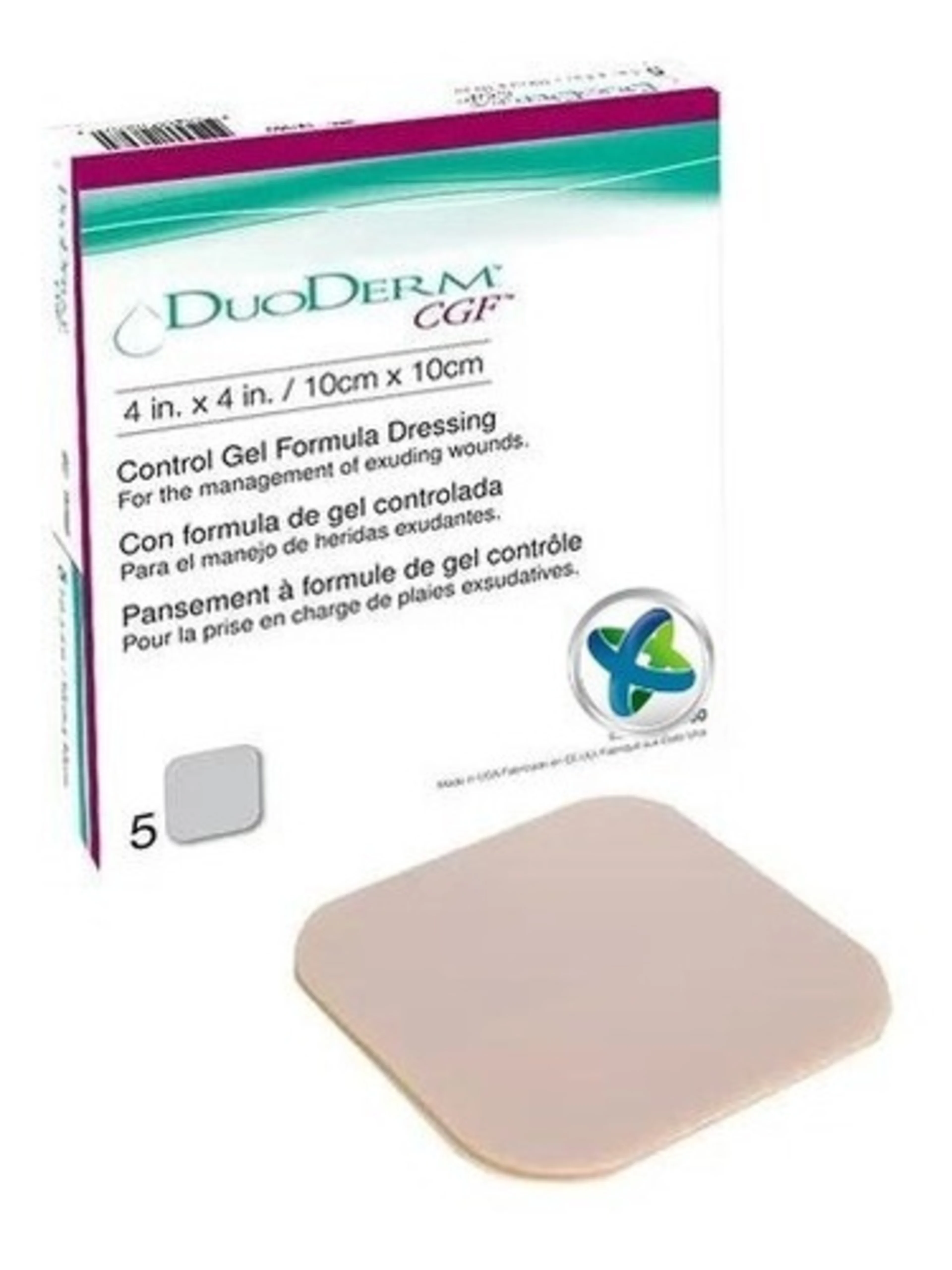 Duoderm Cgf Apósitos Con Rebordes 10X10Cm 5 Piezas