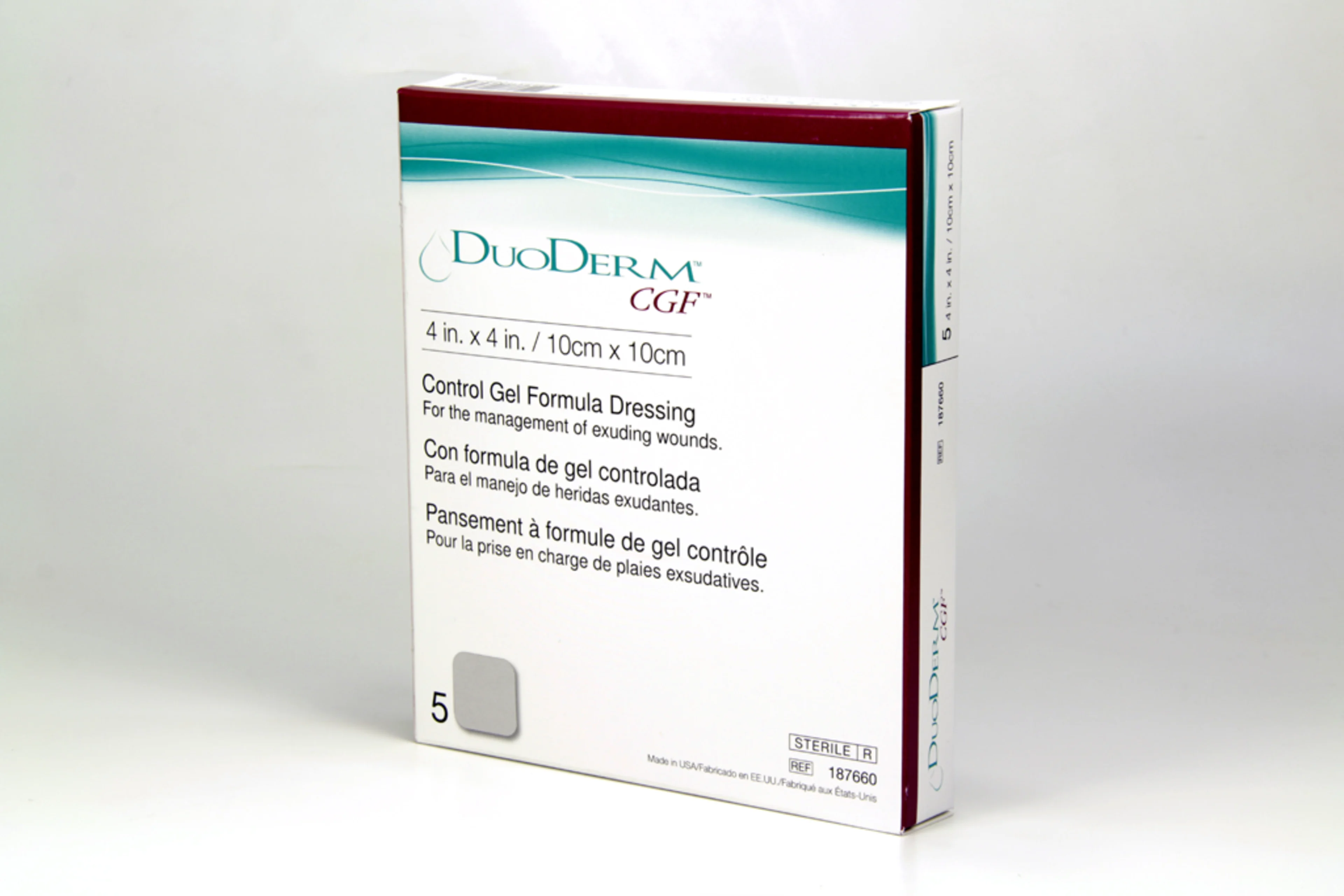 Duoderm Cgf Apósito De Gel 10Cmx10Cm Con 5 Piezas