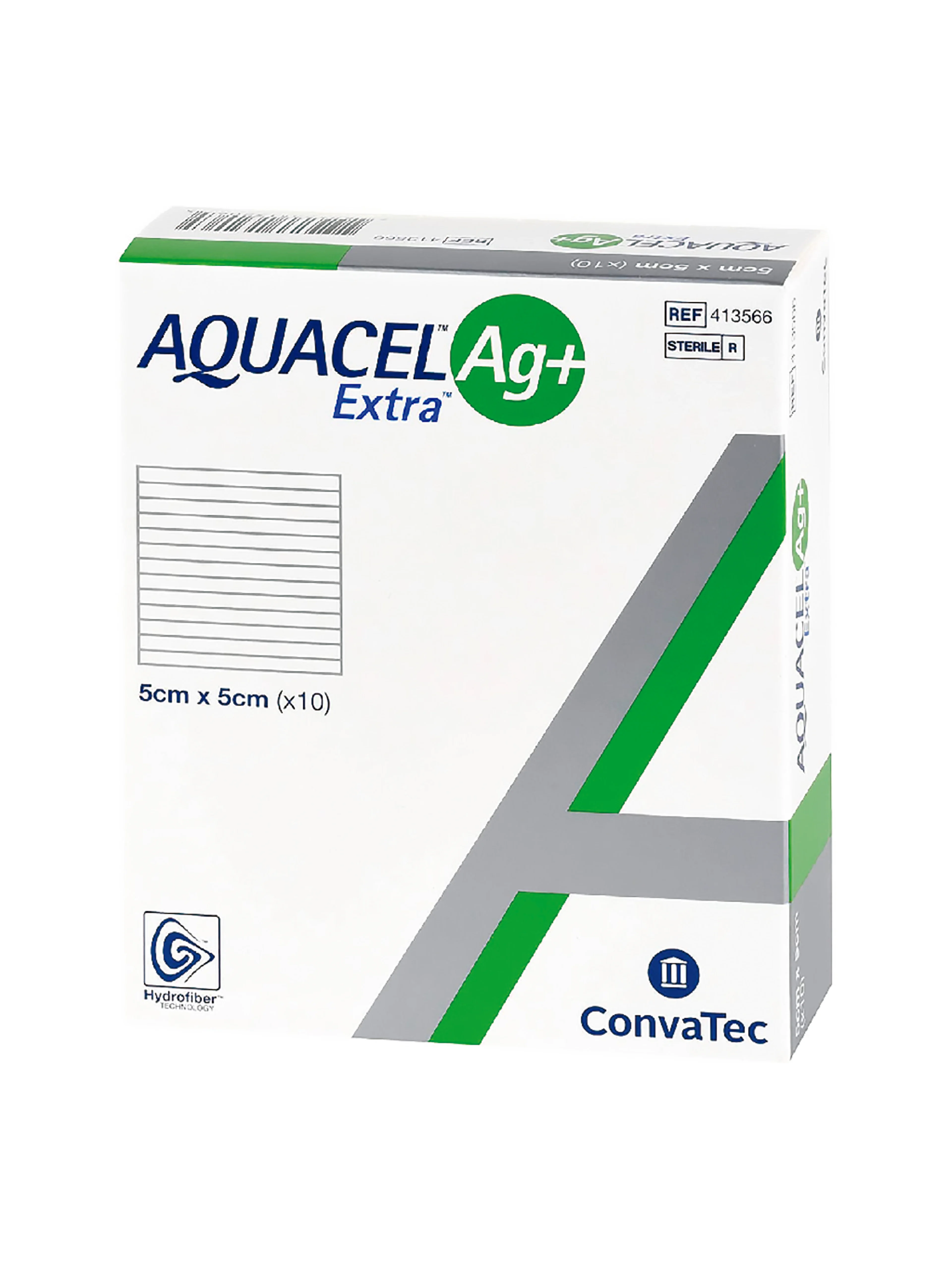 Aquacel Ag Extra Apósitos 5X5Cm 10 Piezas