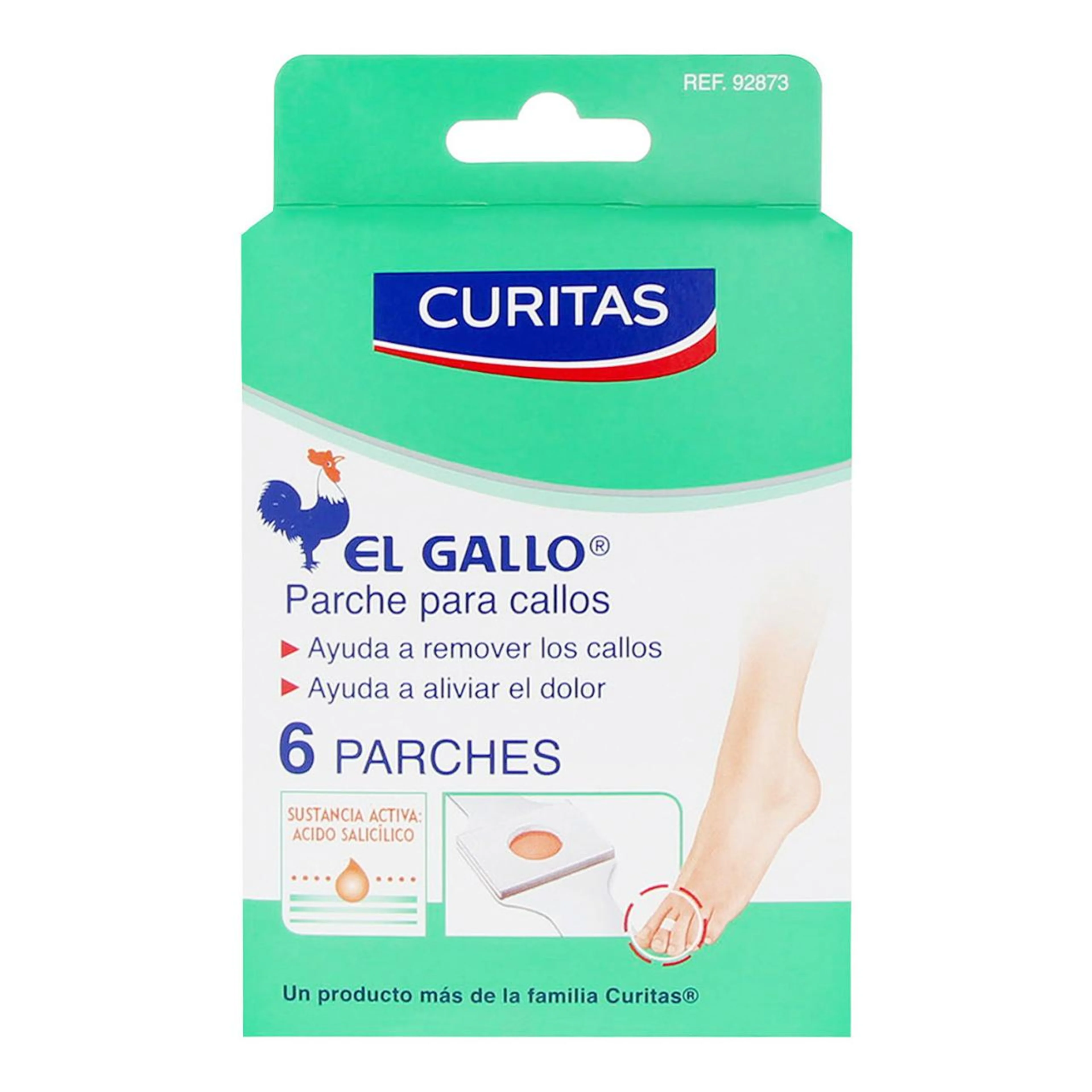Curitas El Gallo Parche Para Callos Con 6 Piezas