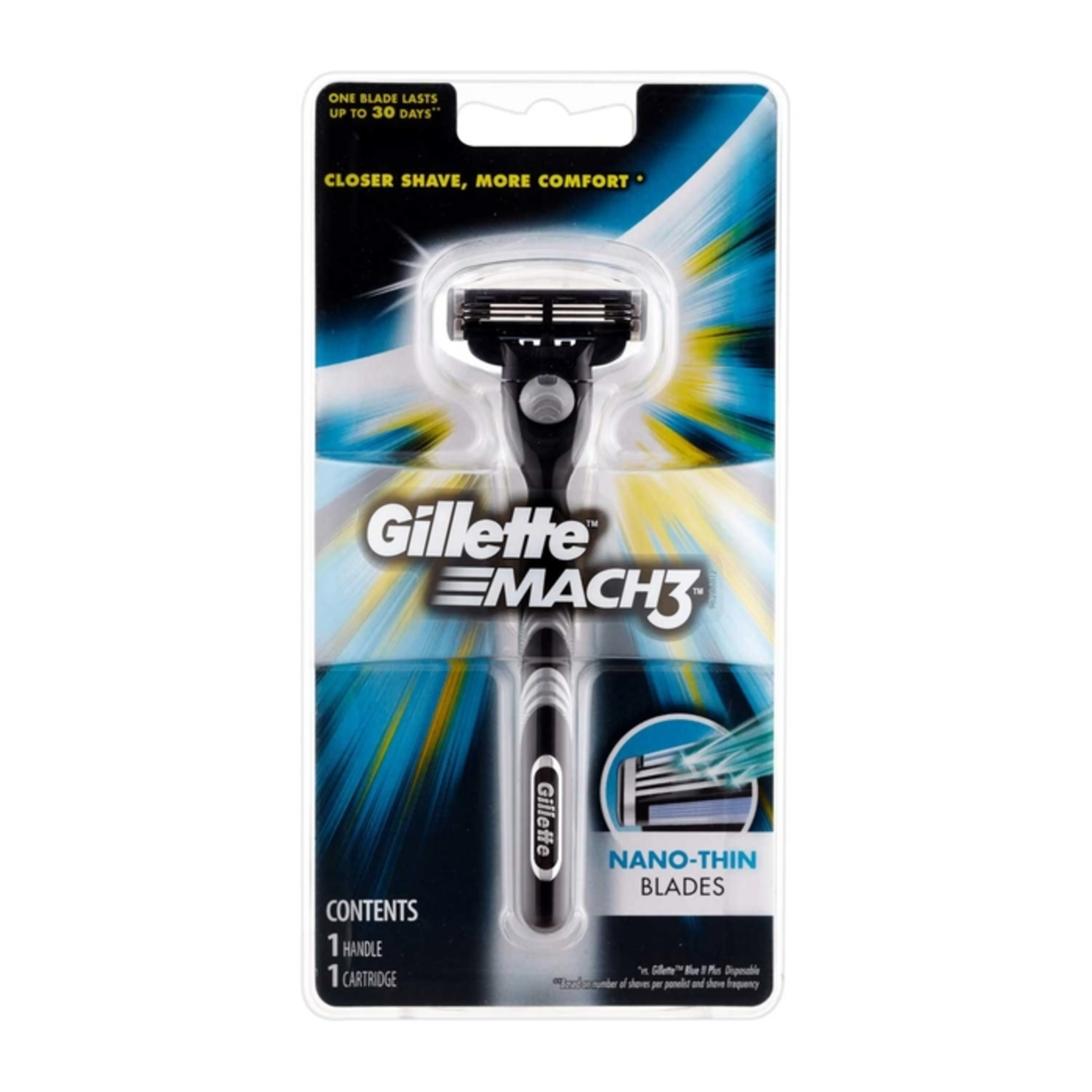 Gillette Mach3 Rastrillo Para Afeitar Con 1 Pieza