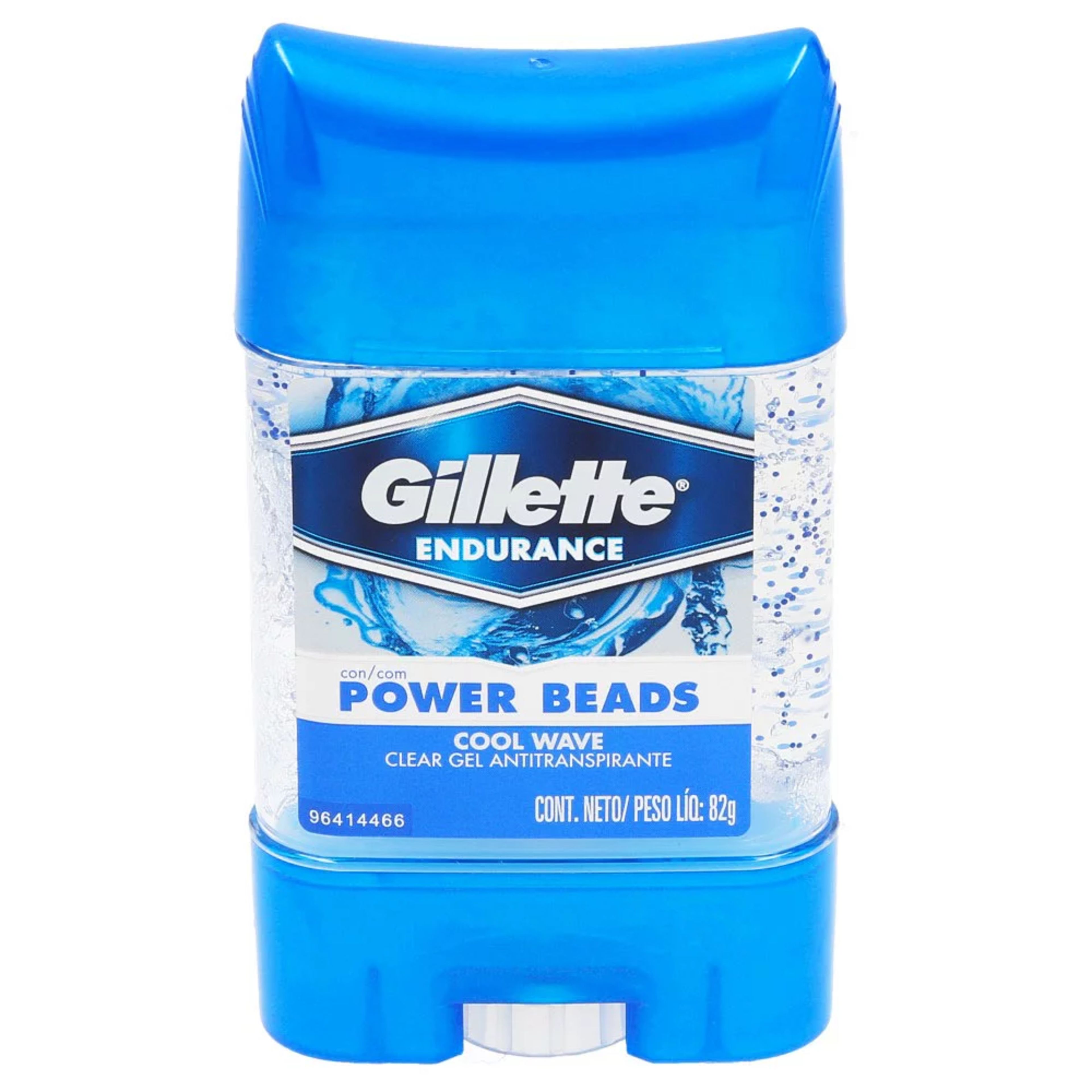 Gillette Endurance Power Beads Cool Wave Desodorante Antitranspirante En Gel Con 82 G