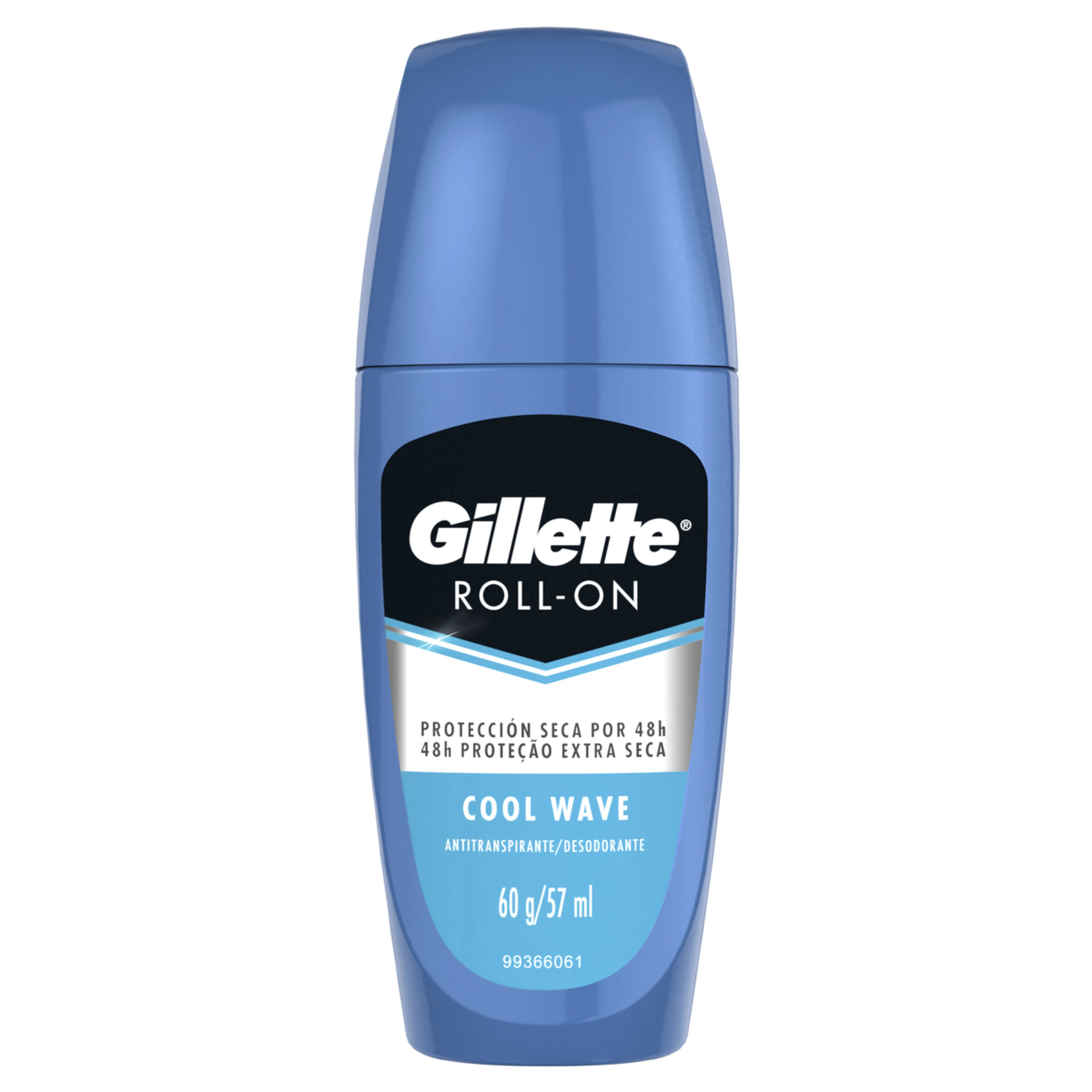 Gillette Cool Wave Desodorante Antitranspirante En Roll On Con 60 G