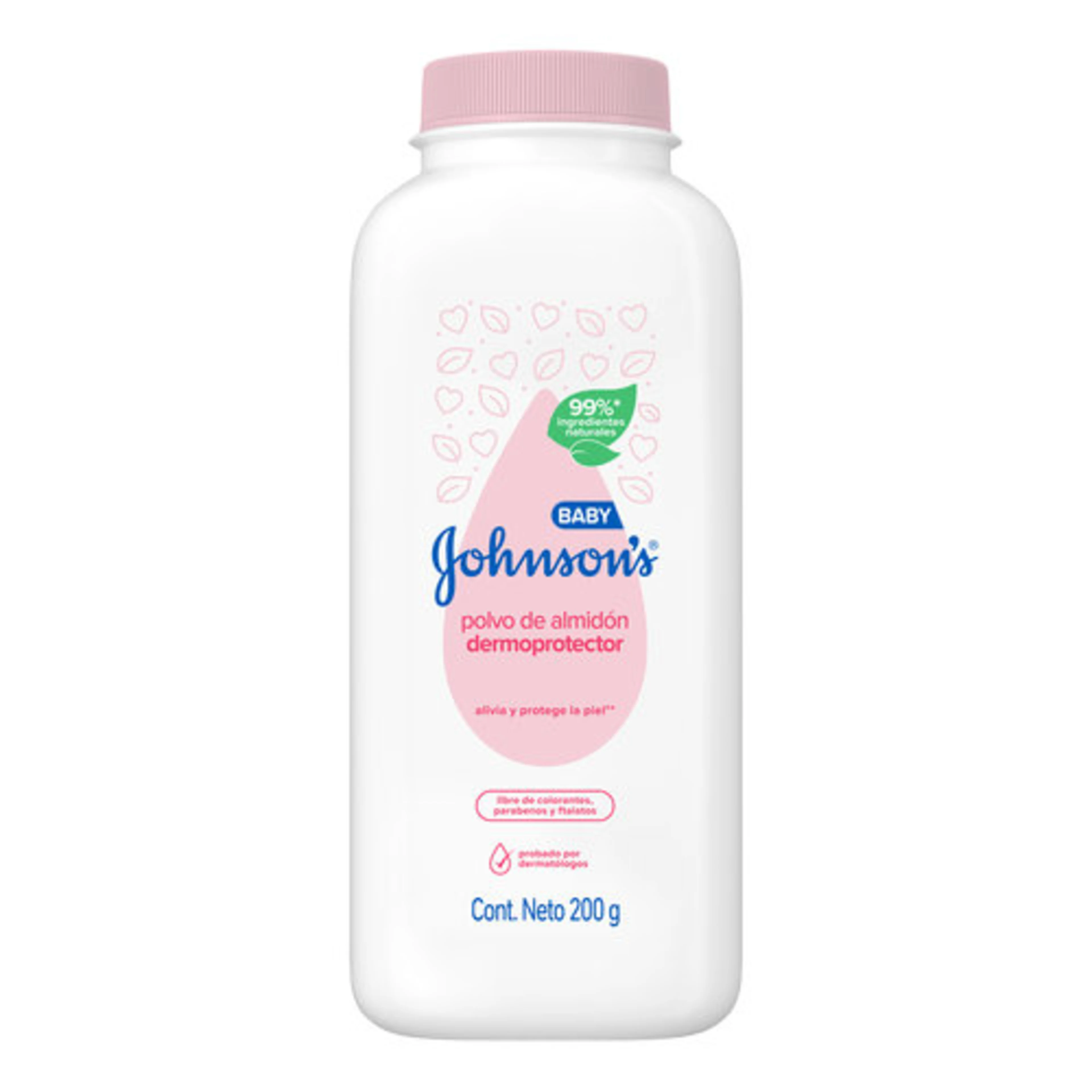 Johnson’S Talco Para bebé Polvo De Almidón Dermoprotector Con 200 G