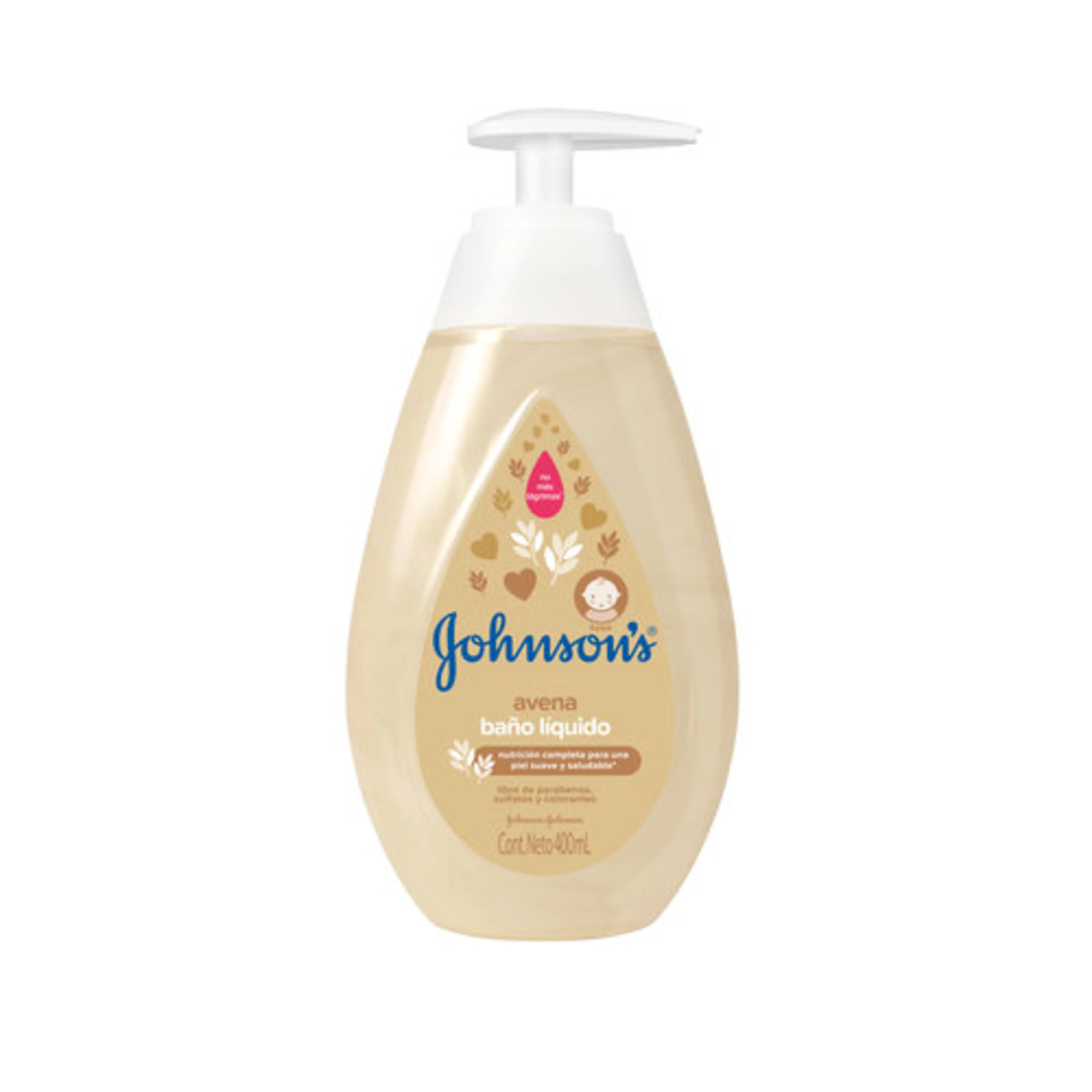 Johnson Baby Jabón Liquido Avena Con 400 Ml