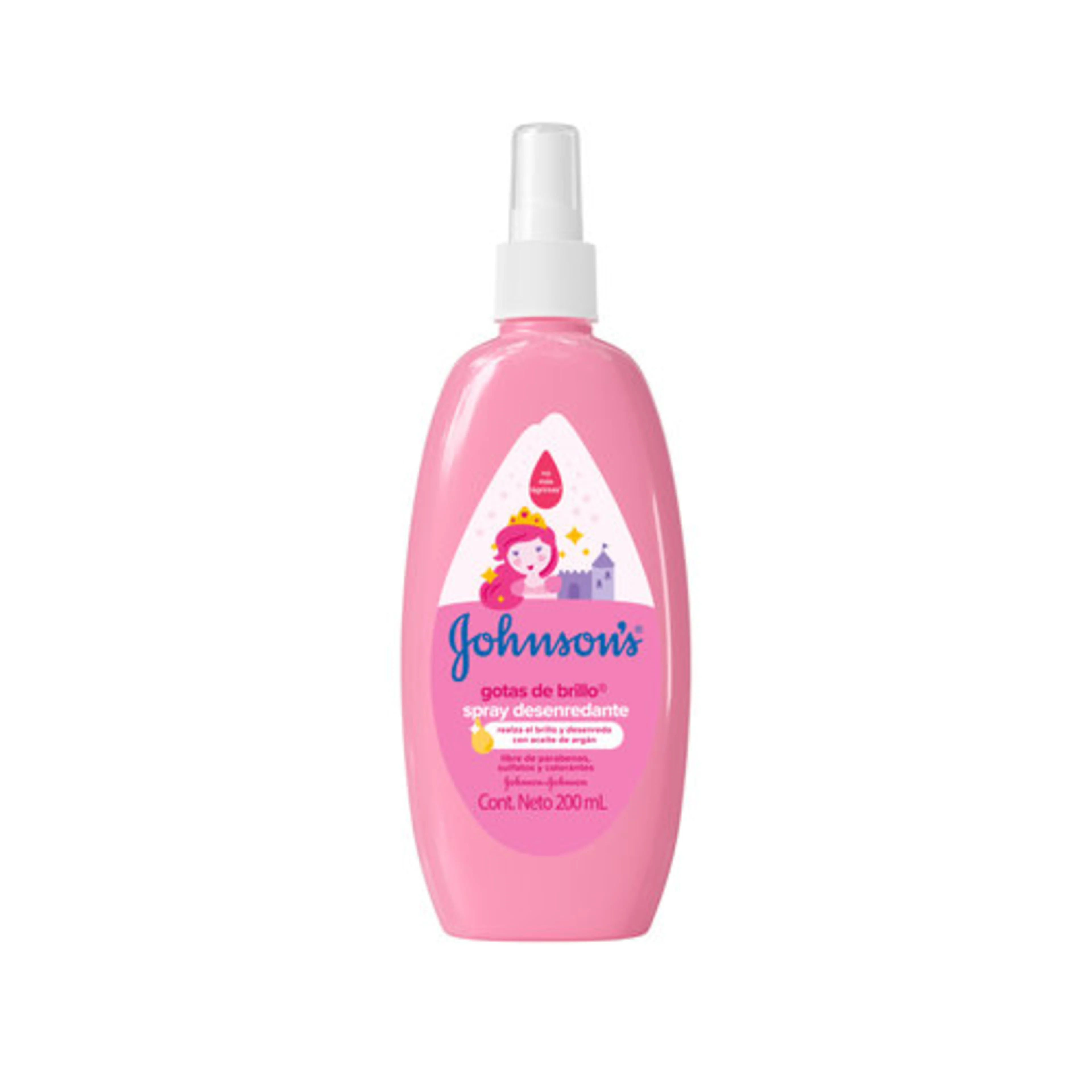Johnson’S Gotas De Brillo Spray Desenredante Para Cabello 200 Ml