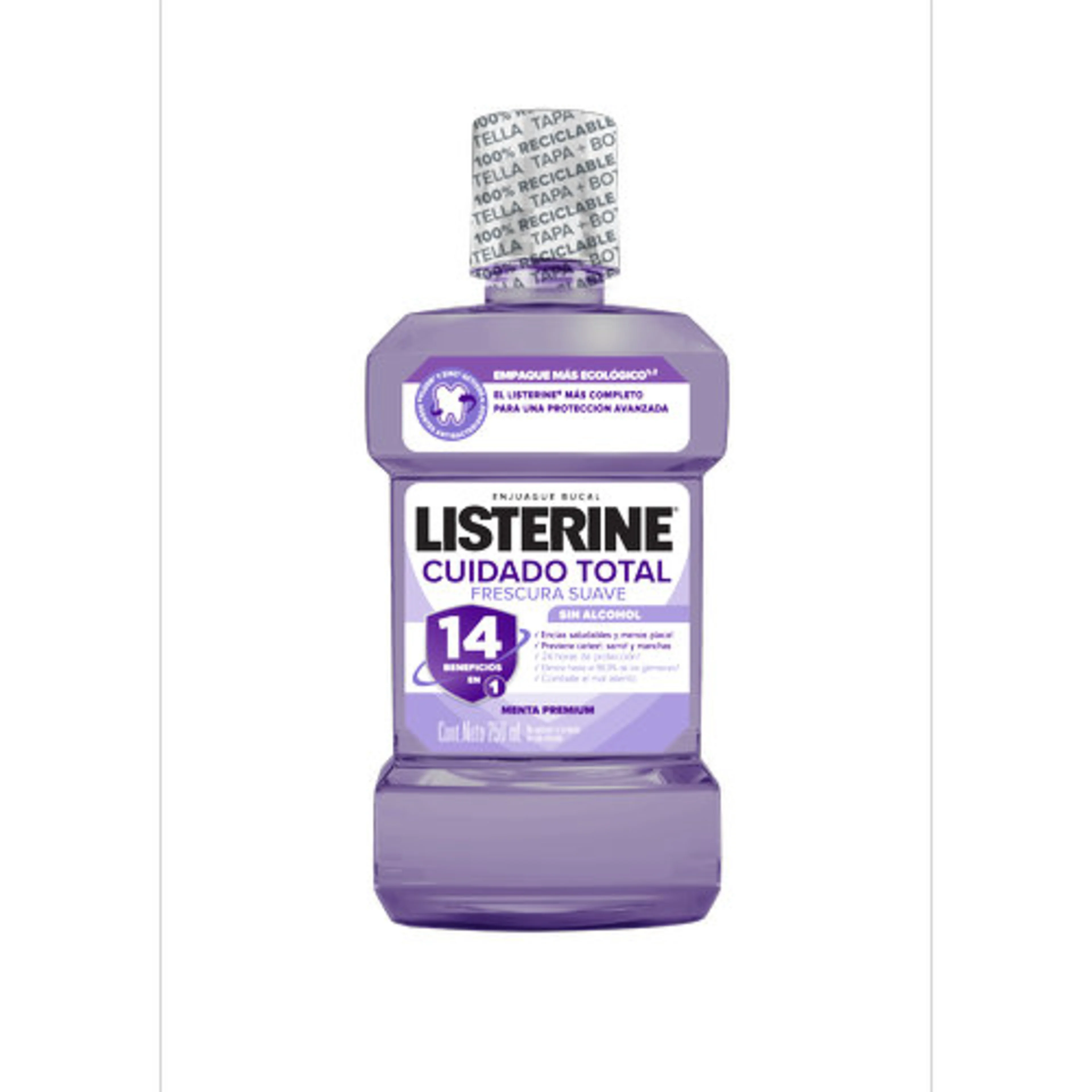 Listerine Cuidado Total Zero Alcohol Enjuague Bucal Con 250 Ml