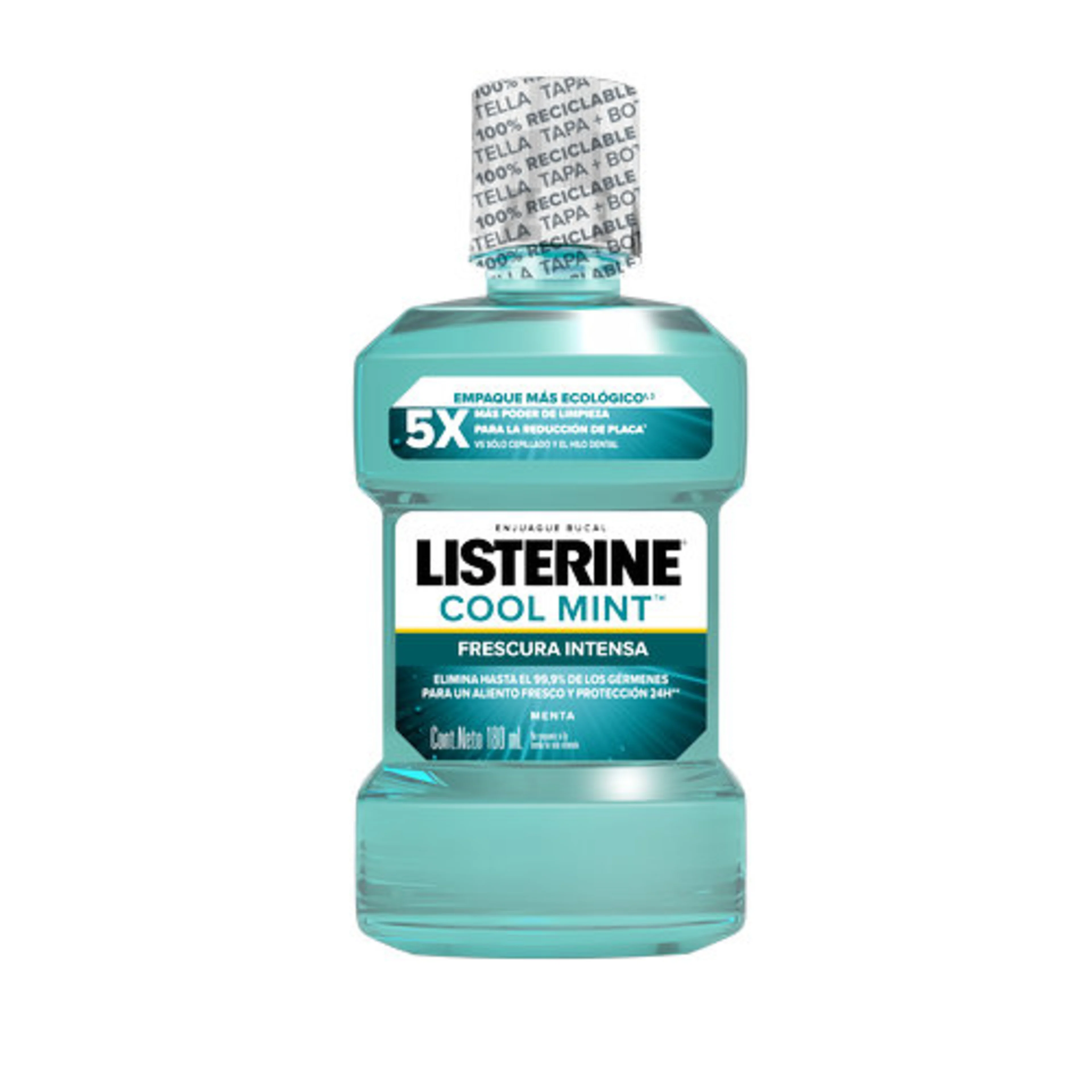 Listerine Cool Mint Enjuague Bucal Con 180 Ml