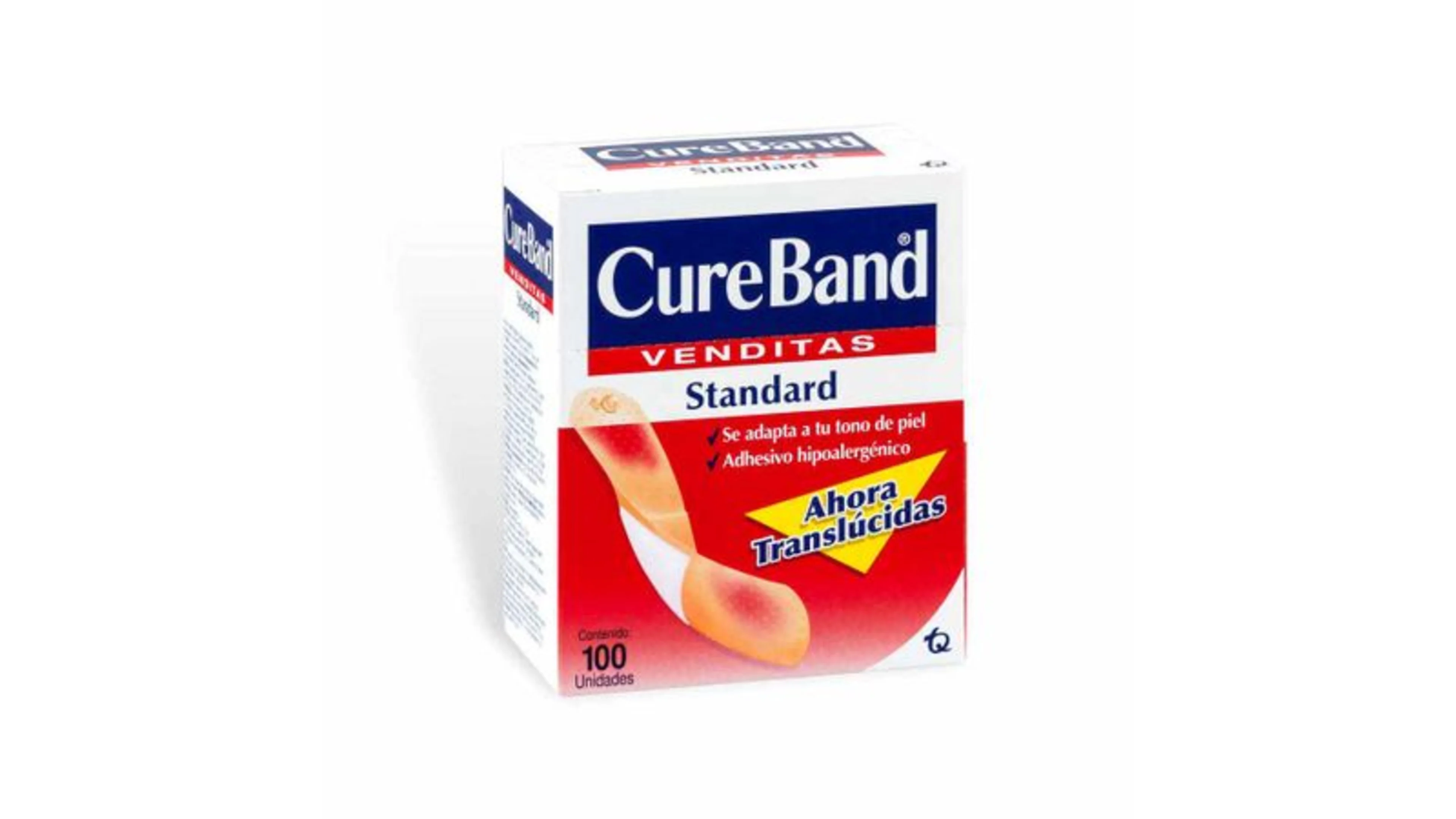 Cureband Venditas Transparente Con 100