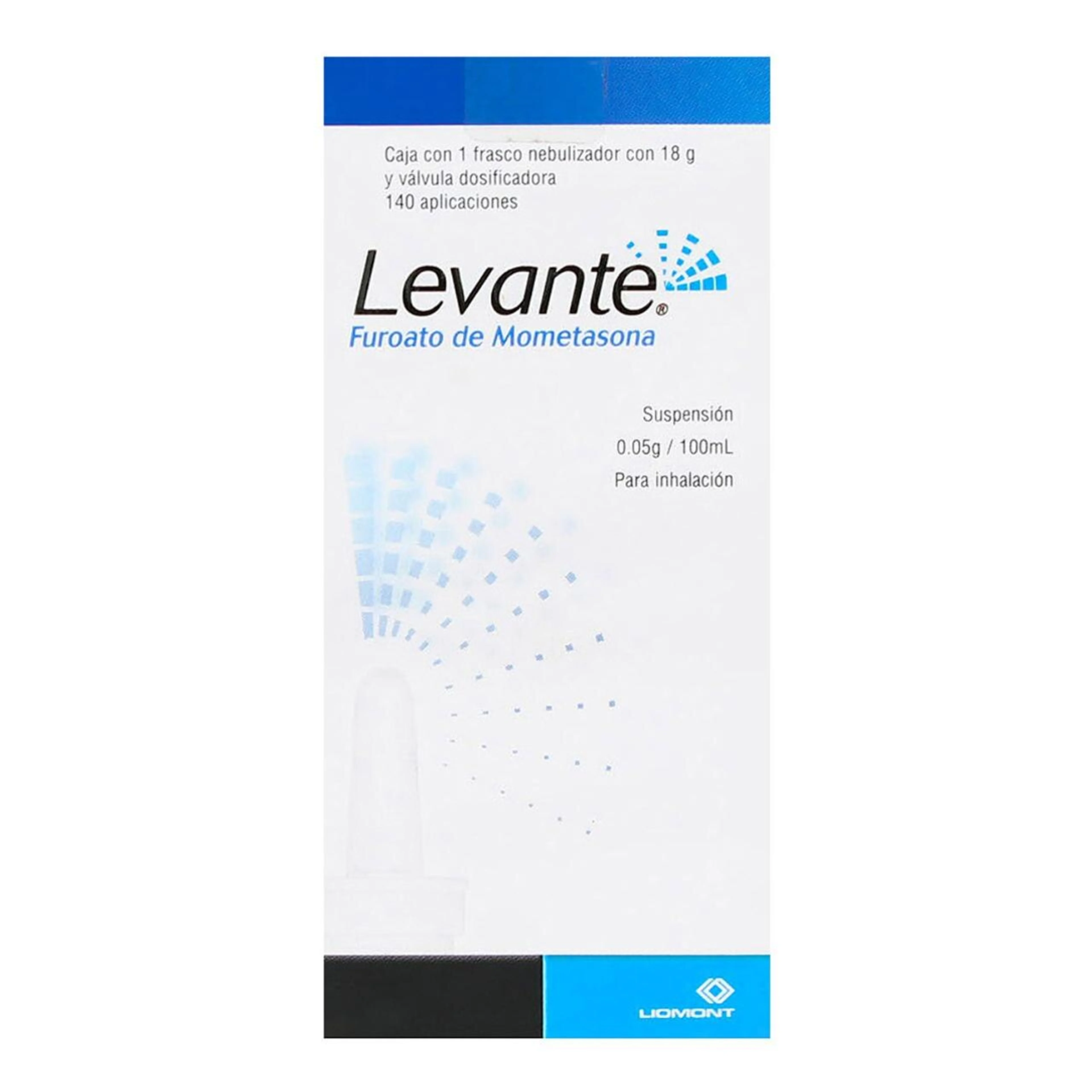 Levante 0.05 G Con Suspensión Para Inhalación Con 18 G