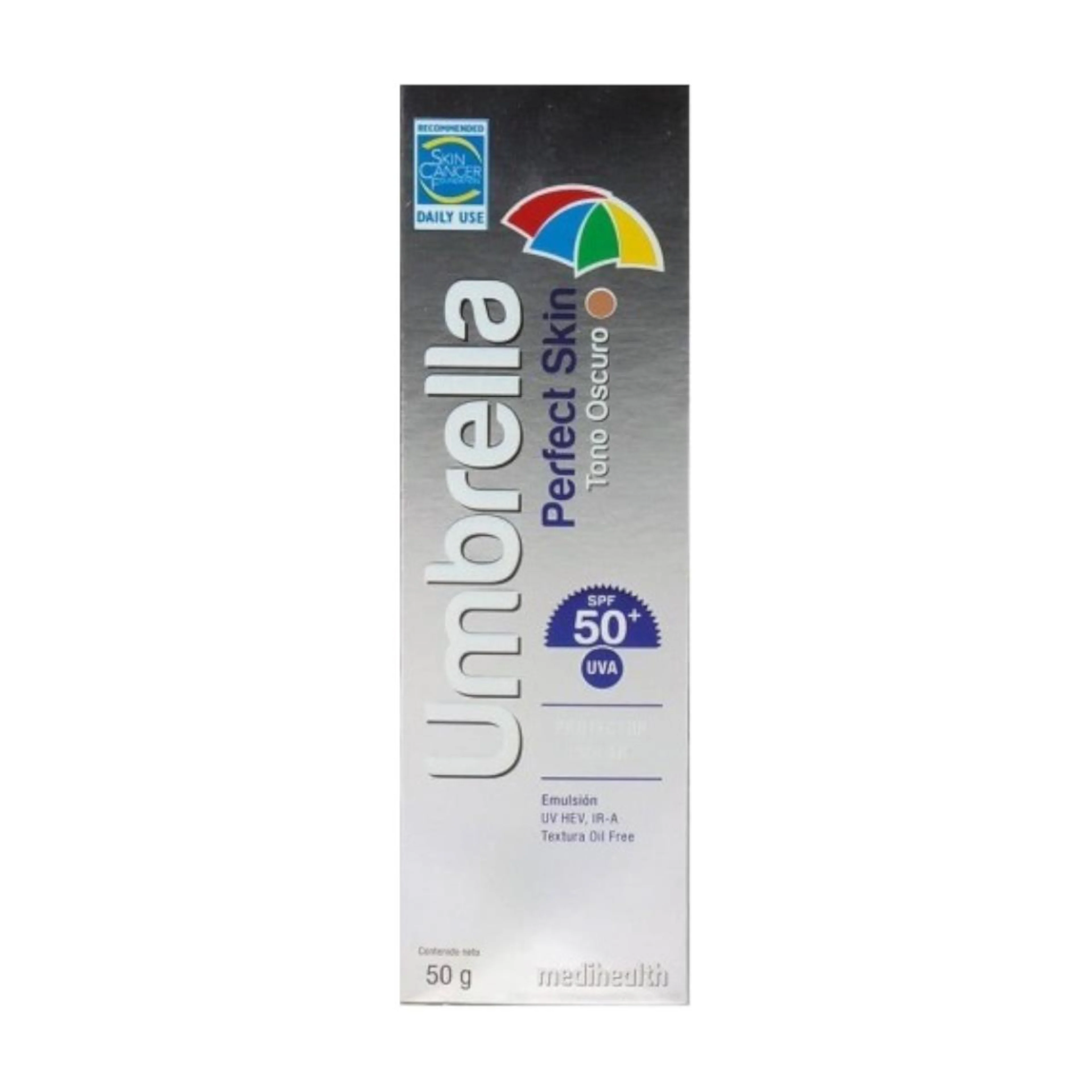 Umbrella Foto Skin Fotoprotector De Amplio Espectro Tono Oscuro 50G