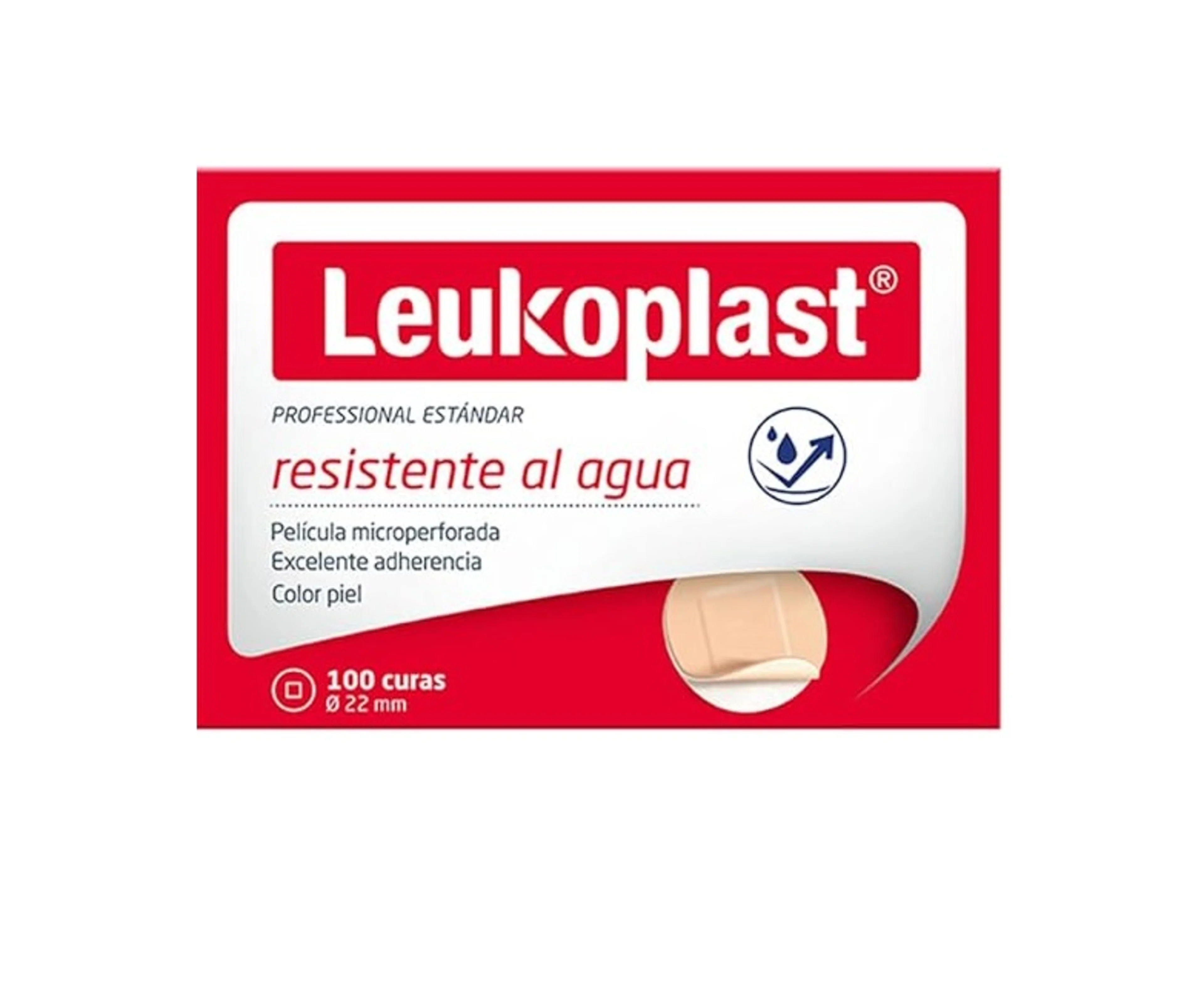 Leukoplast E Color Piel 22Mm 100 Piezas