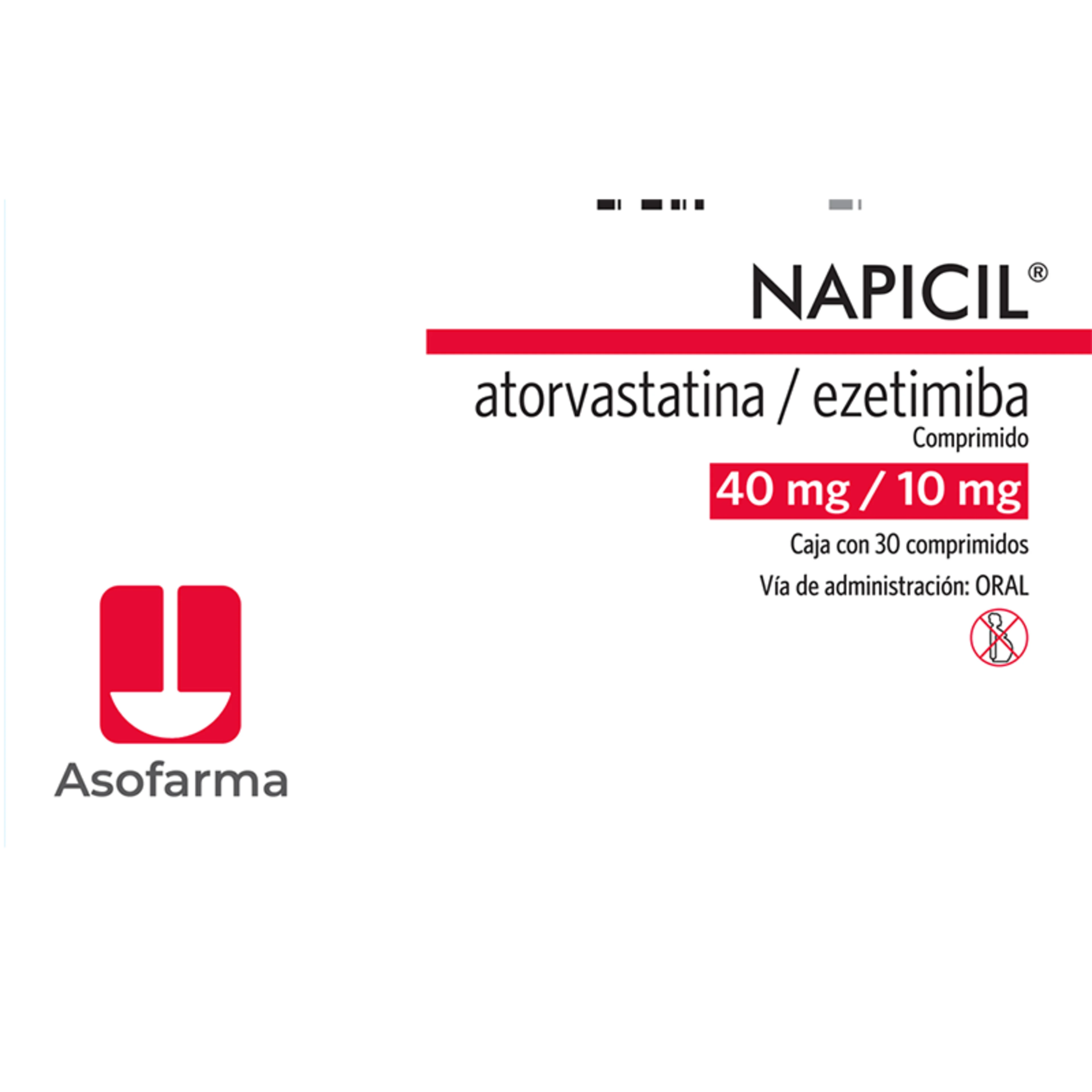 Napicil 40/10 Mg Con 30 Comprimidos