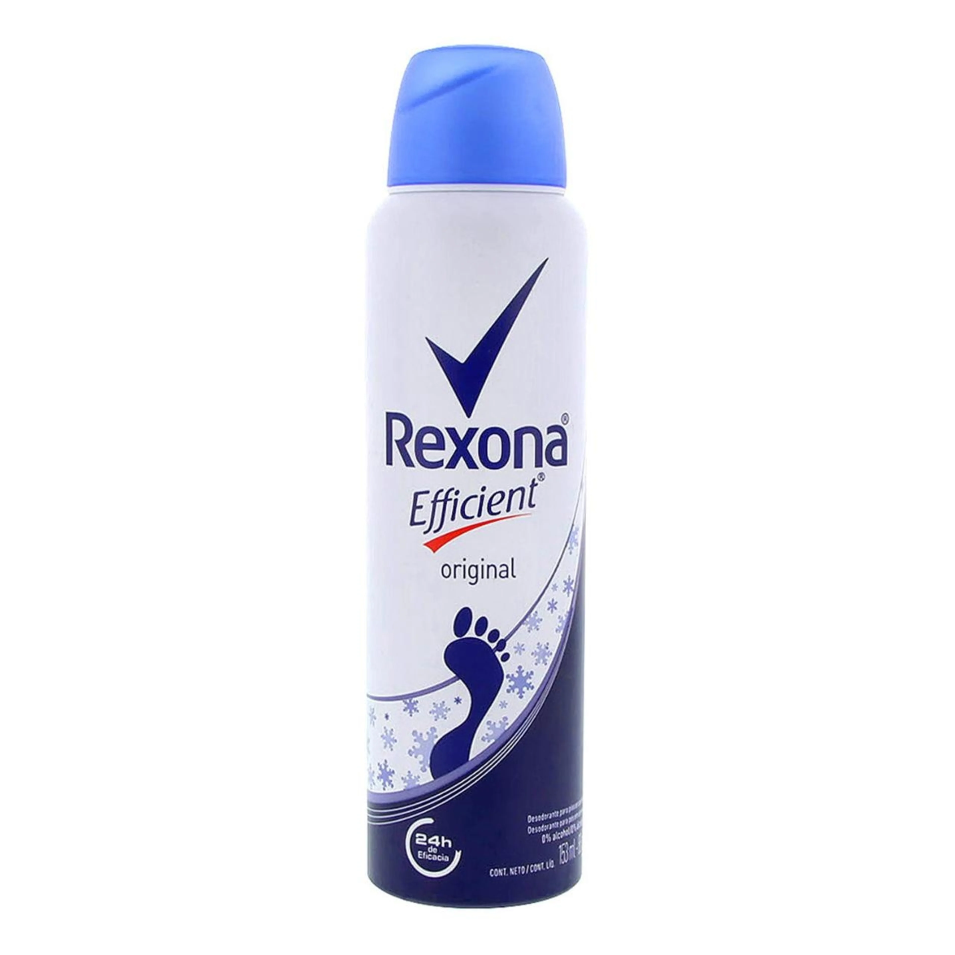 Rexona Woman Efficient Desodorante Antitranspirante Para Pies Original En Aerosol Con 153 Ml
