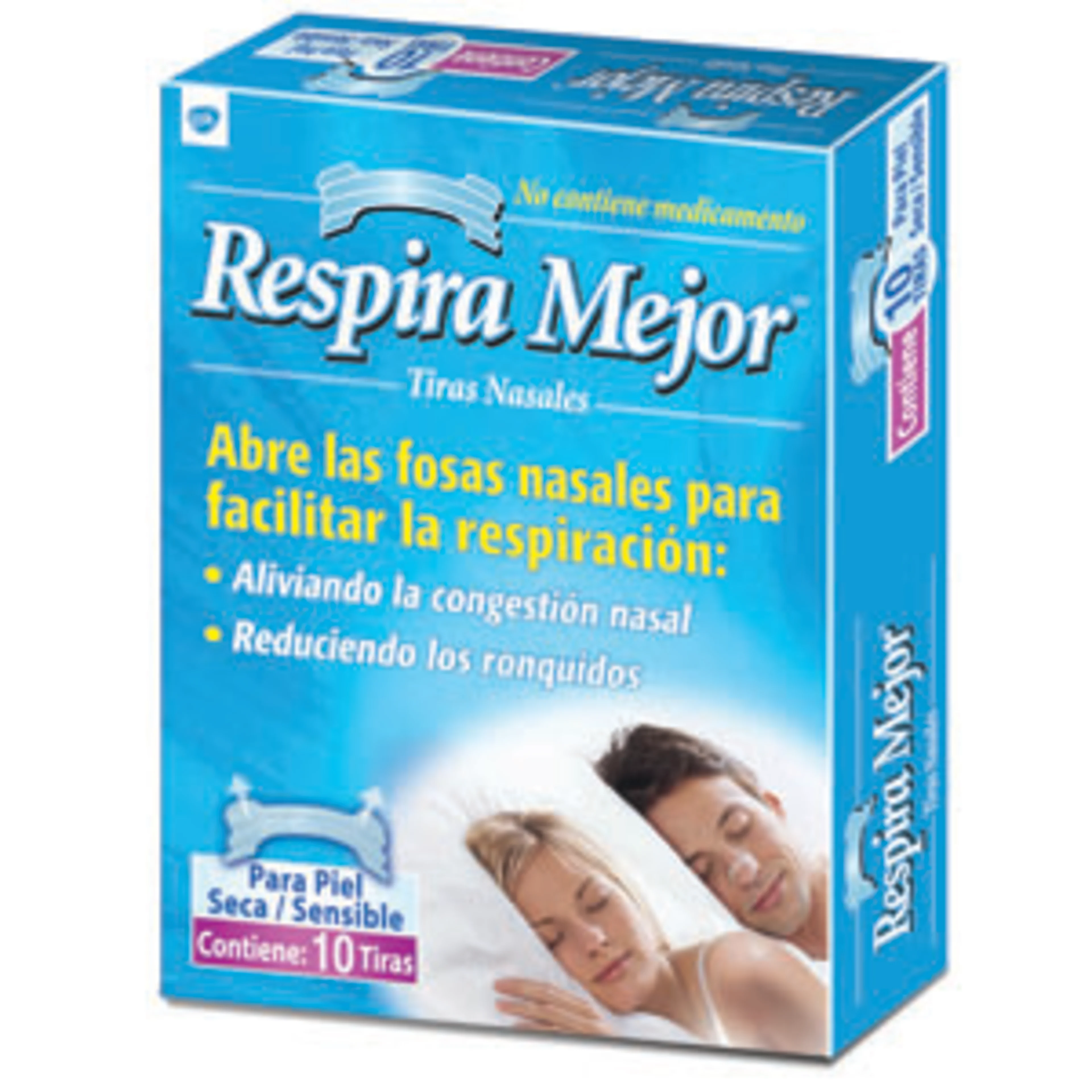 Respira mejor tiras nasales trans caja 10