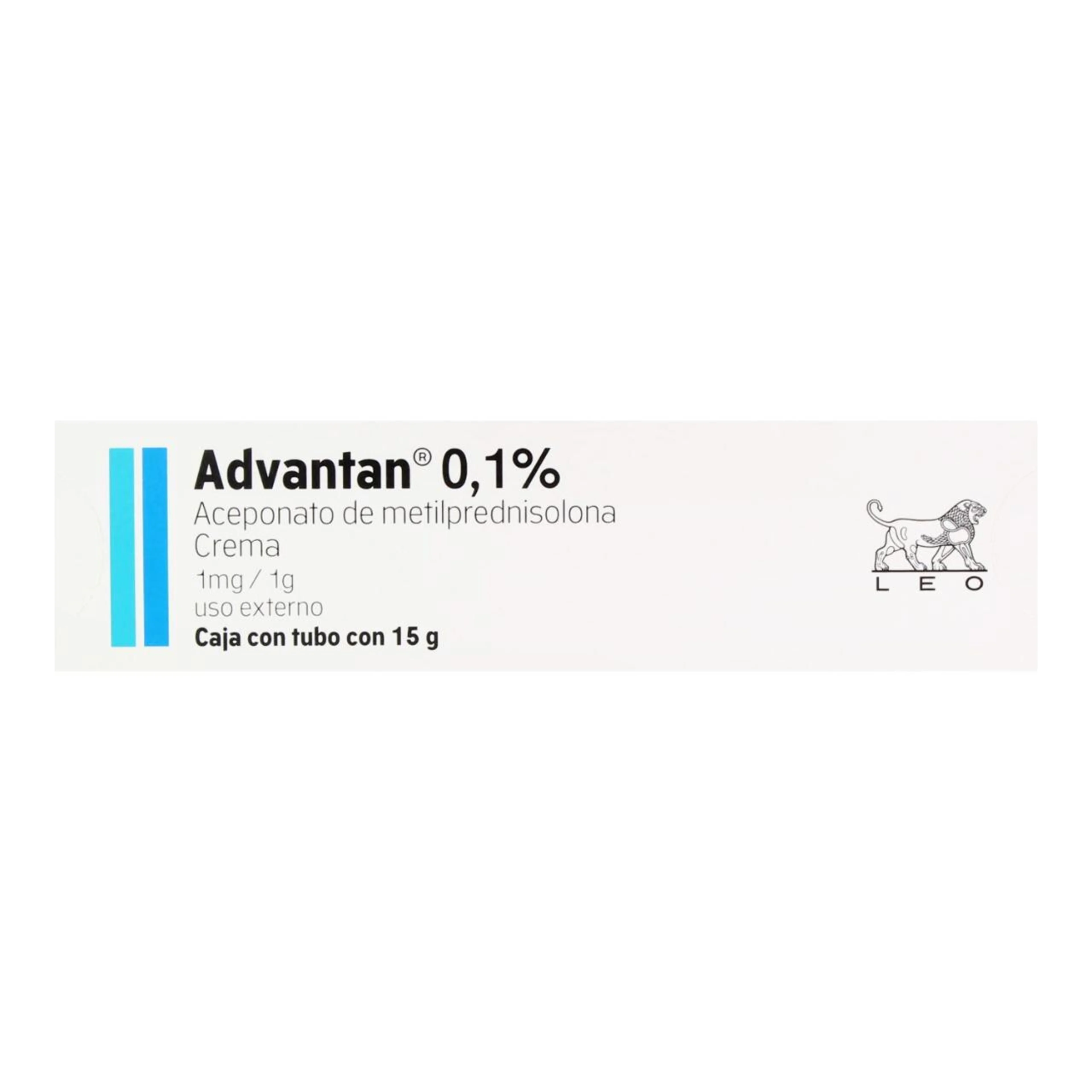 Advantan metilprednisolona 1 mg con 1 crema
