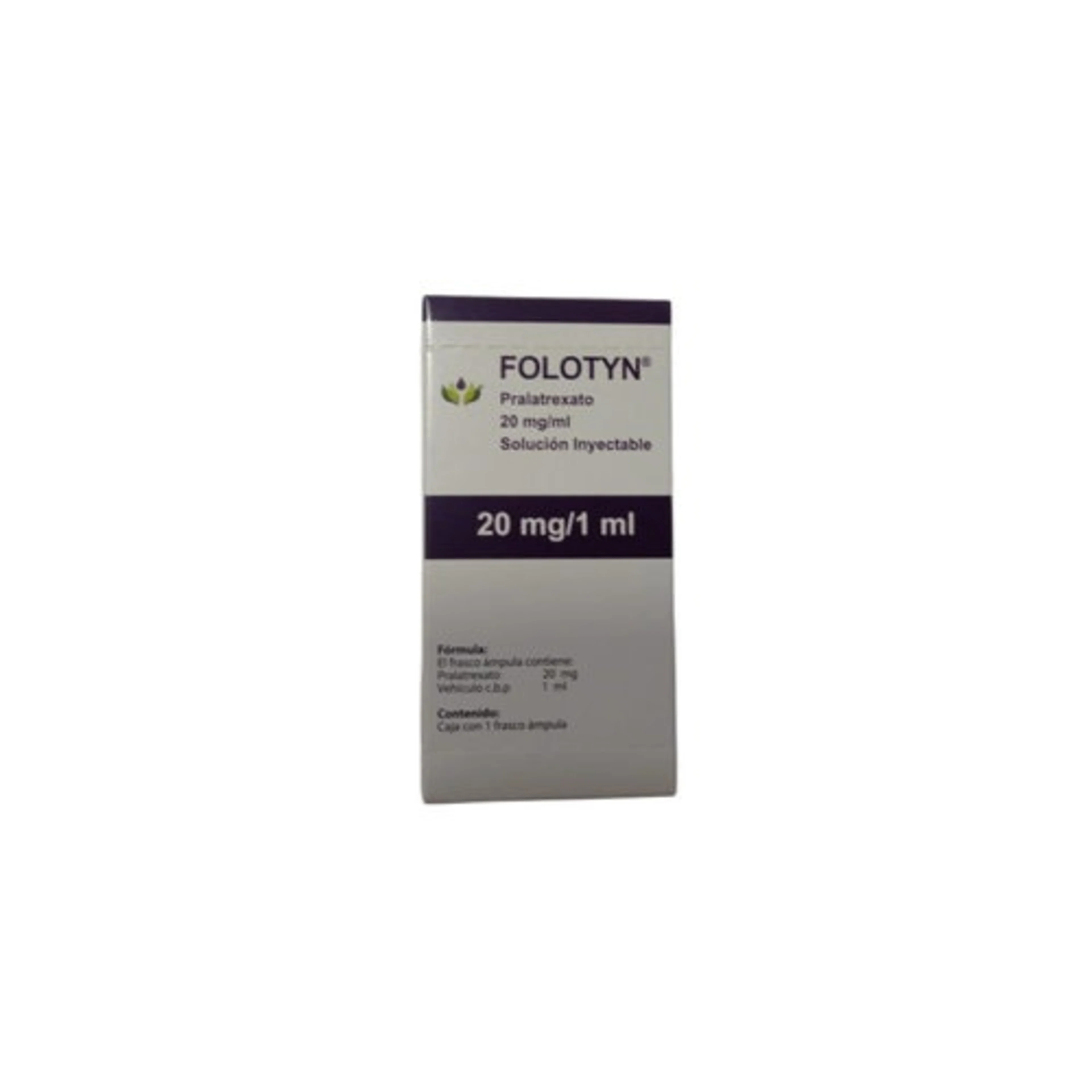 Folotyn 20 Mg/Ml Solución Inyectable