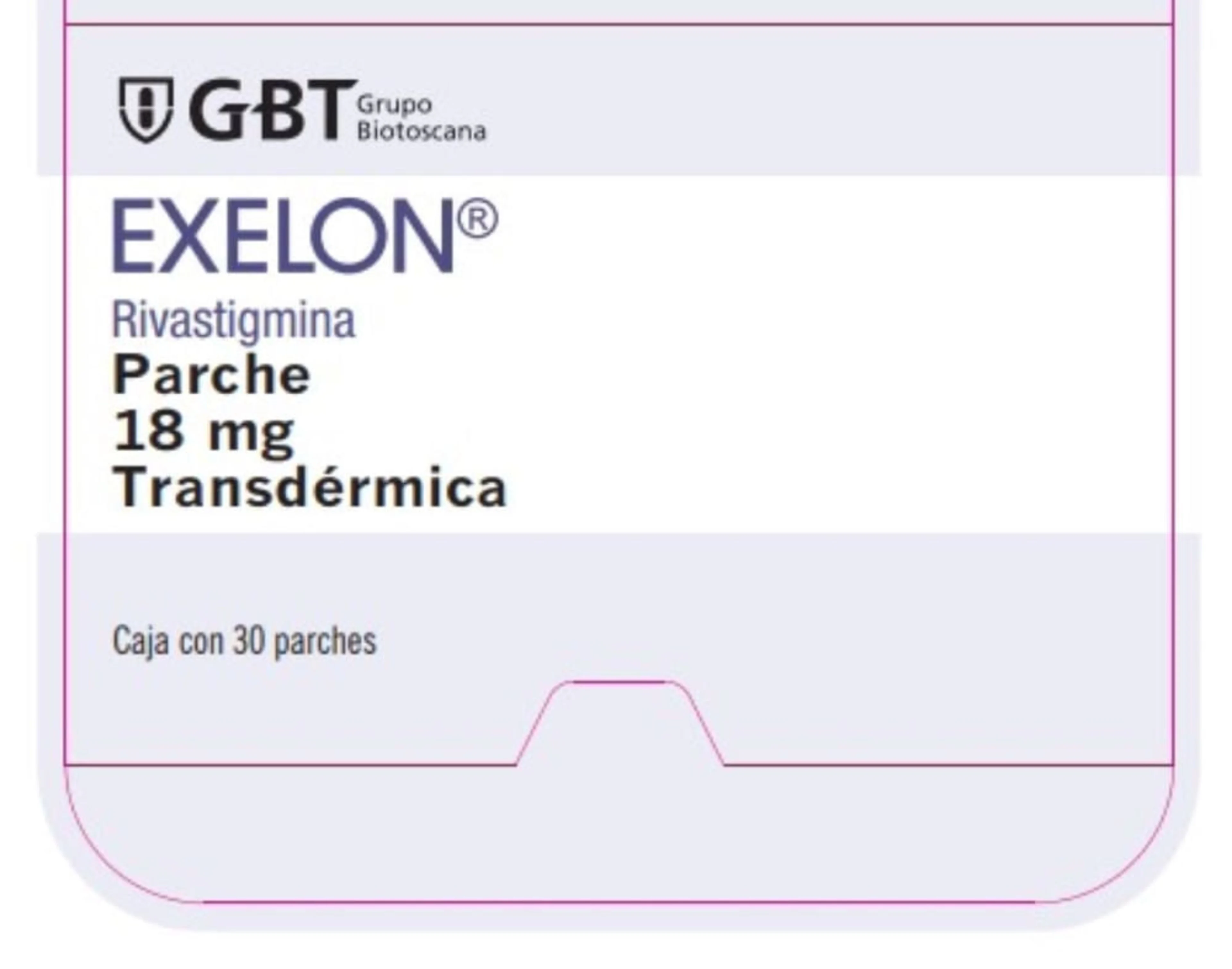 Exelon 18 Mg Con 30 Parches