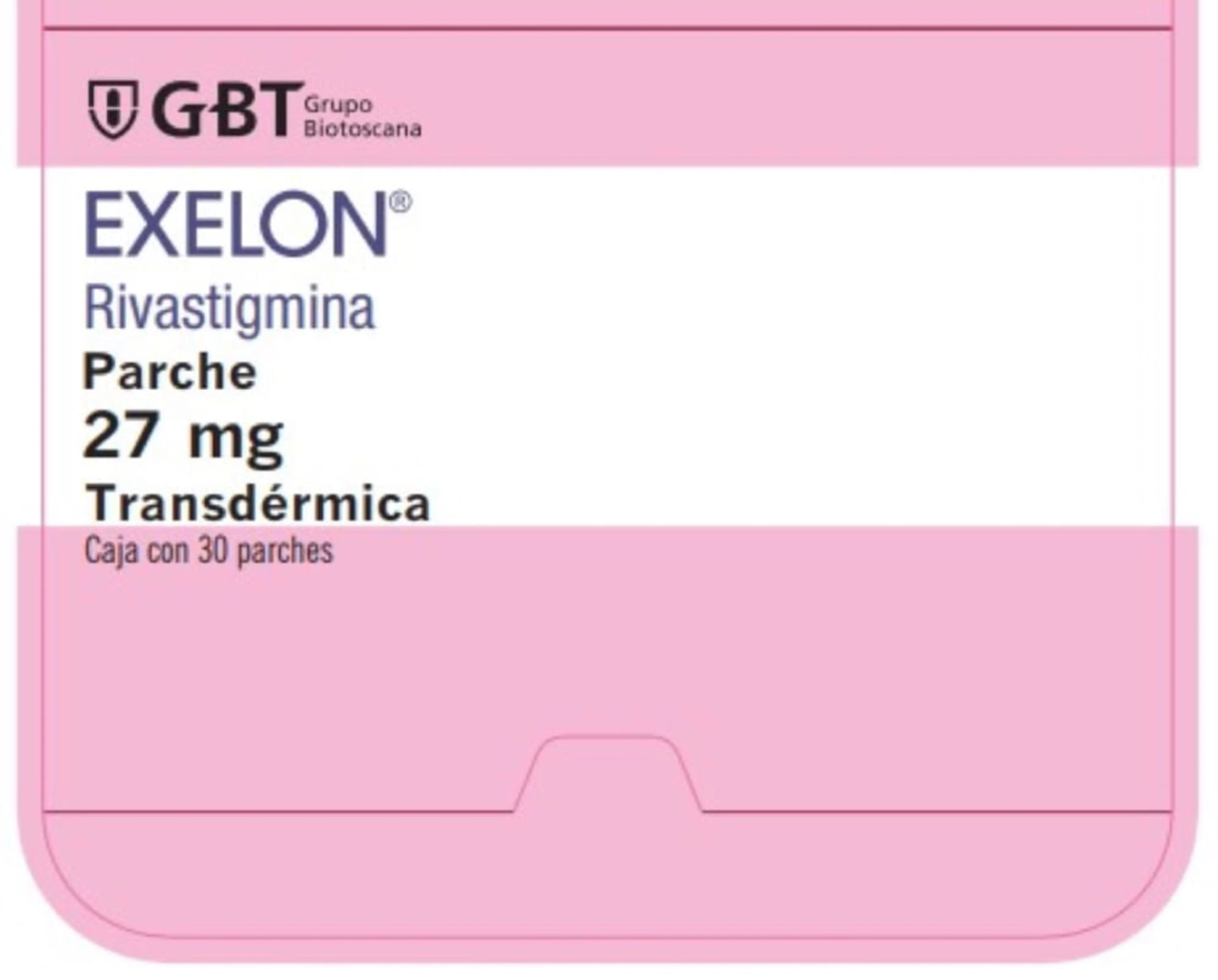 Exelon 27 Mg Con 30 Parches
