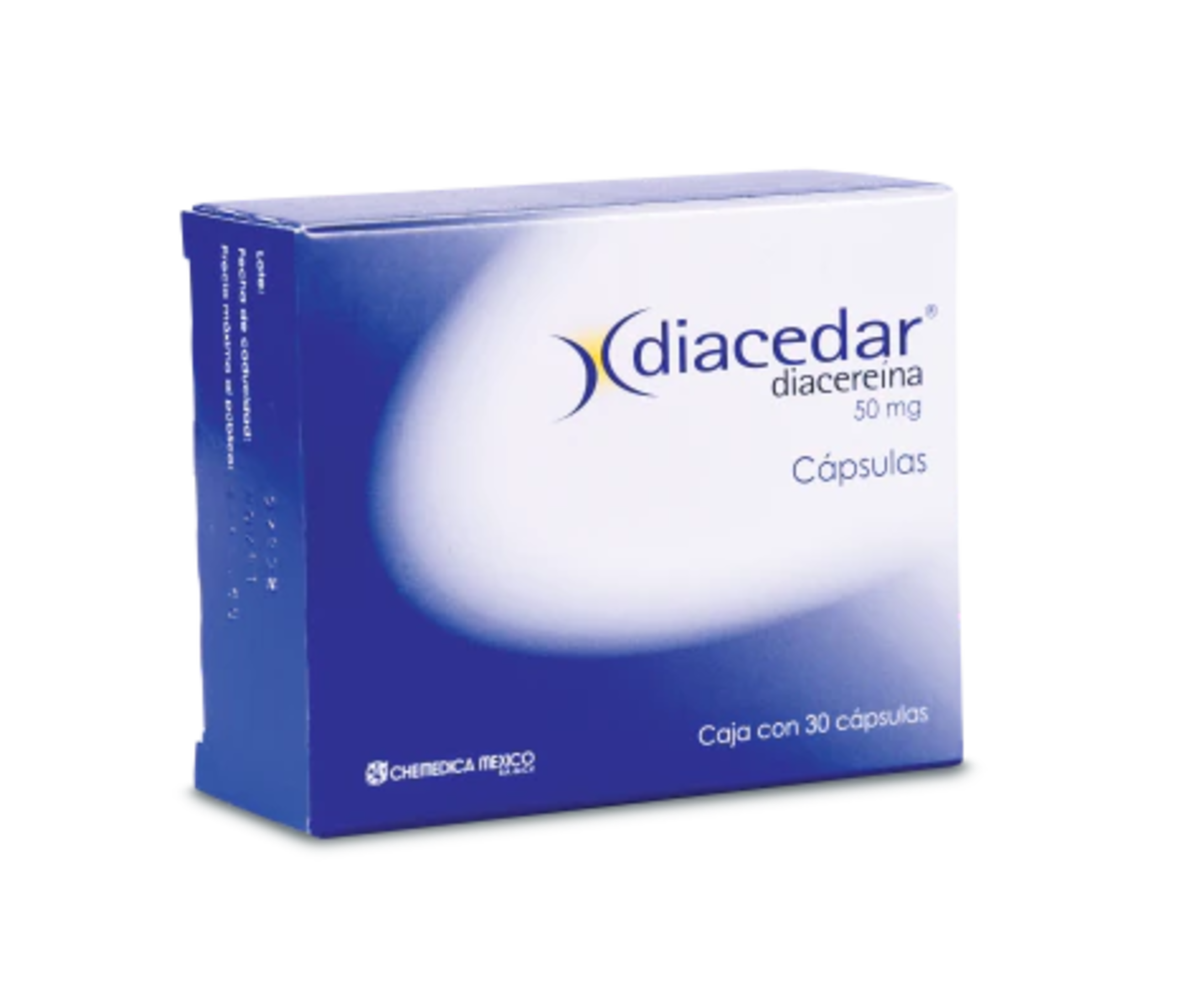 Diacedar 50 Mg Con 30 Cápsulas