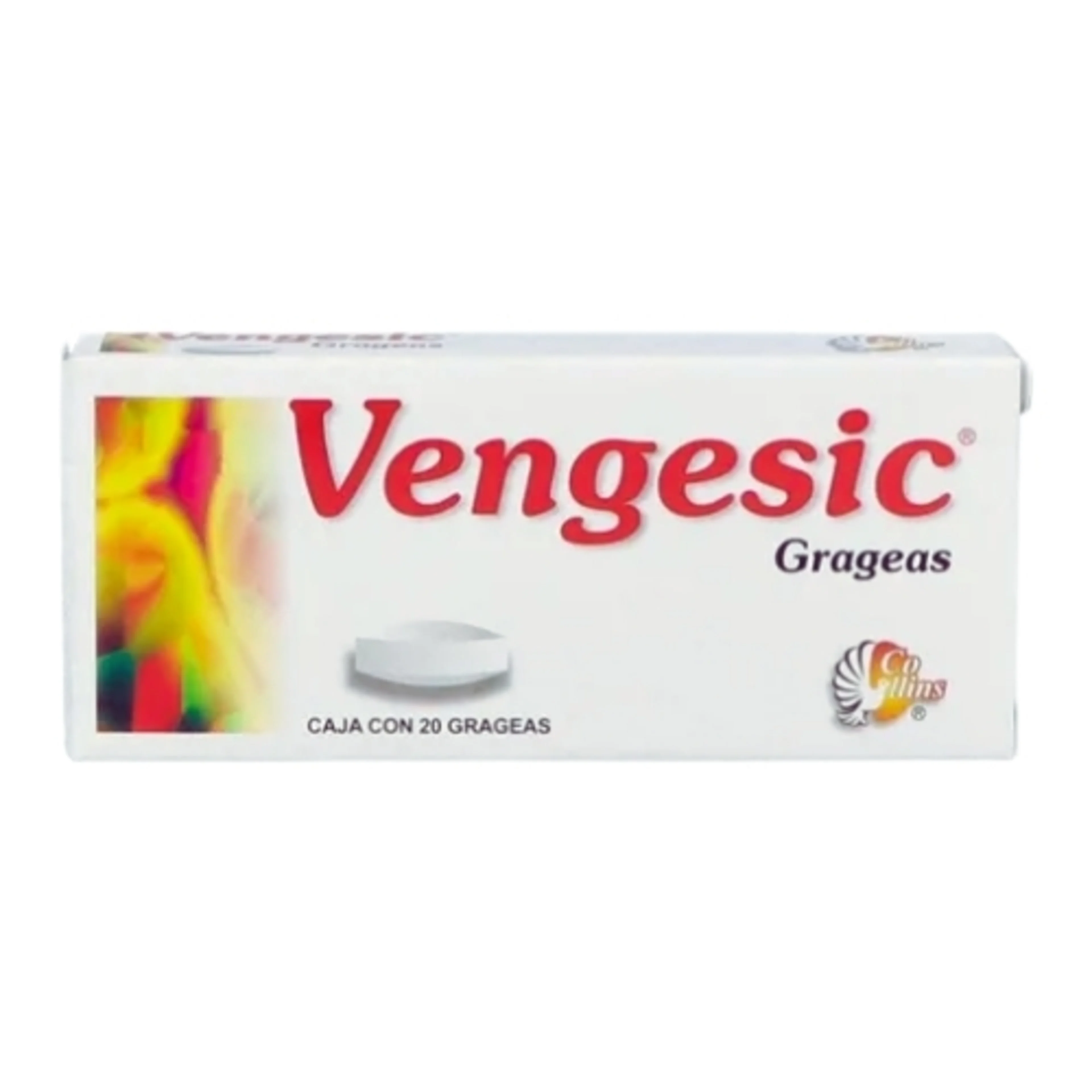 Vengesic 200/100 mg Grageas C20 (Dexametasona, Fenilbutazona, Metocarbamol)