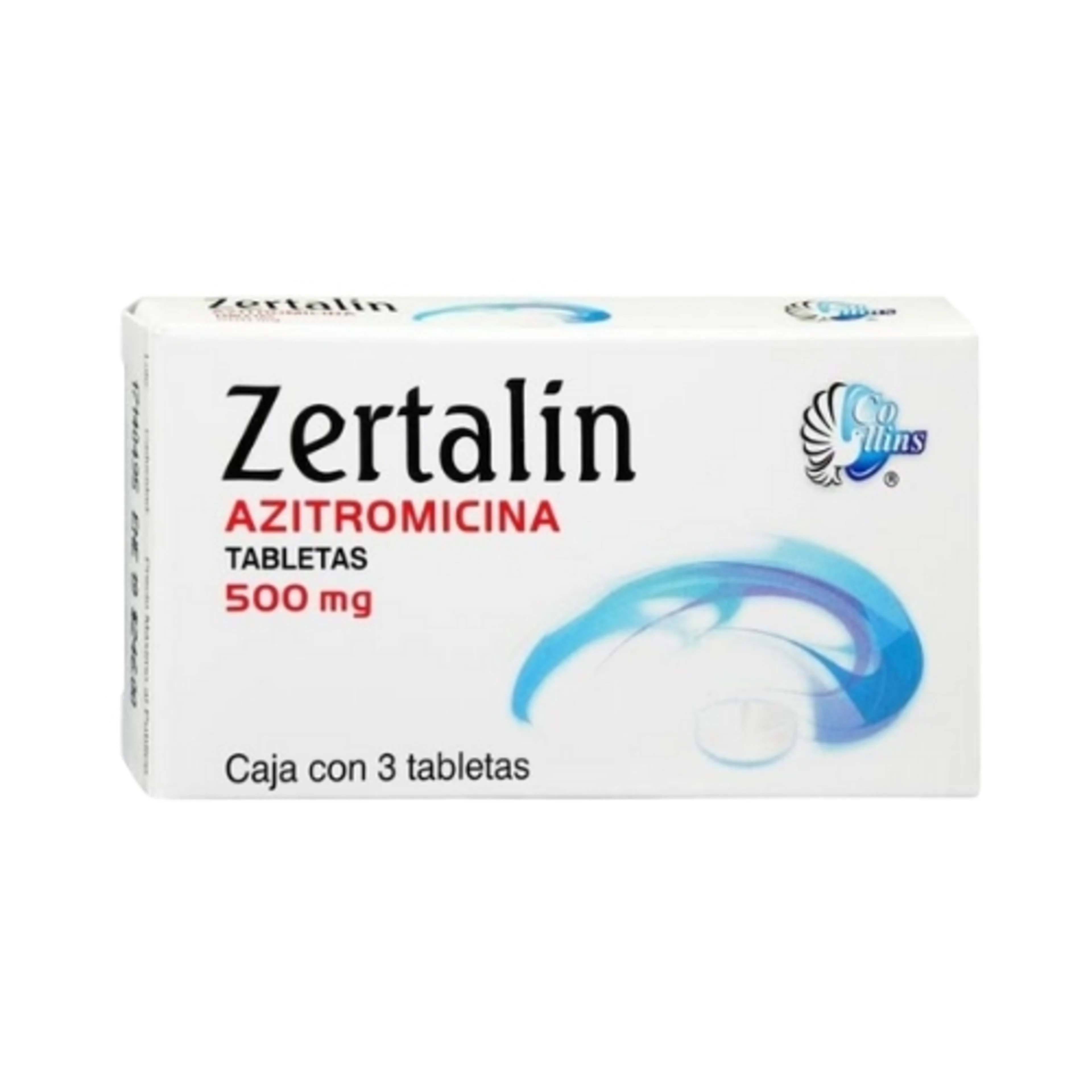 Zertalin Azitromicina 500 Mg Con 3 Tabletas