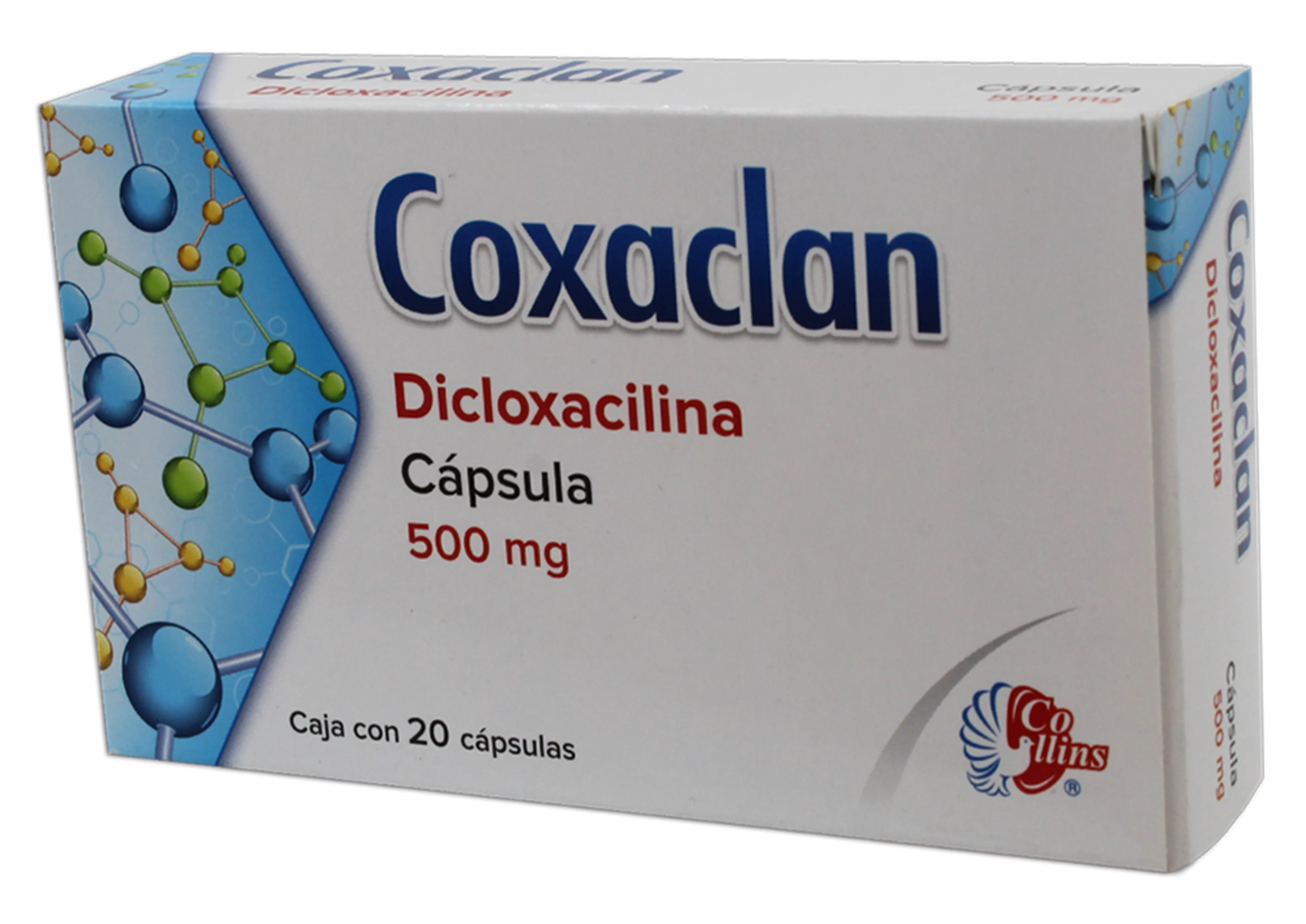 Coxaclan 500 Mg Con 20 Cápsulas