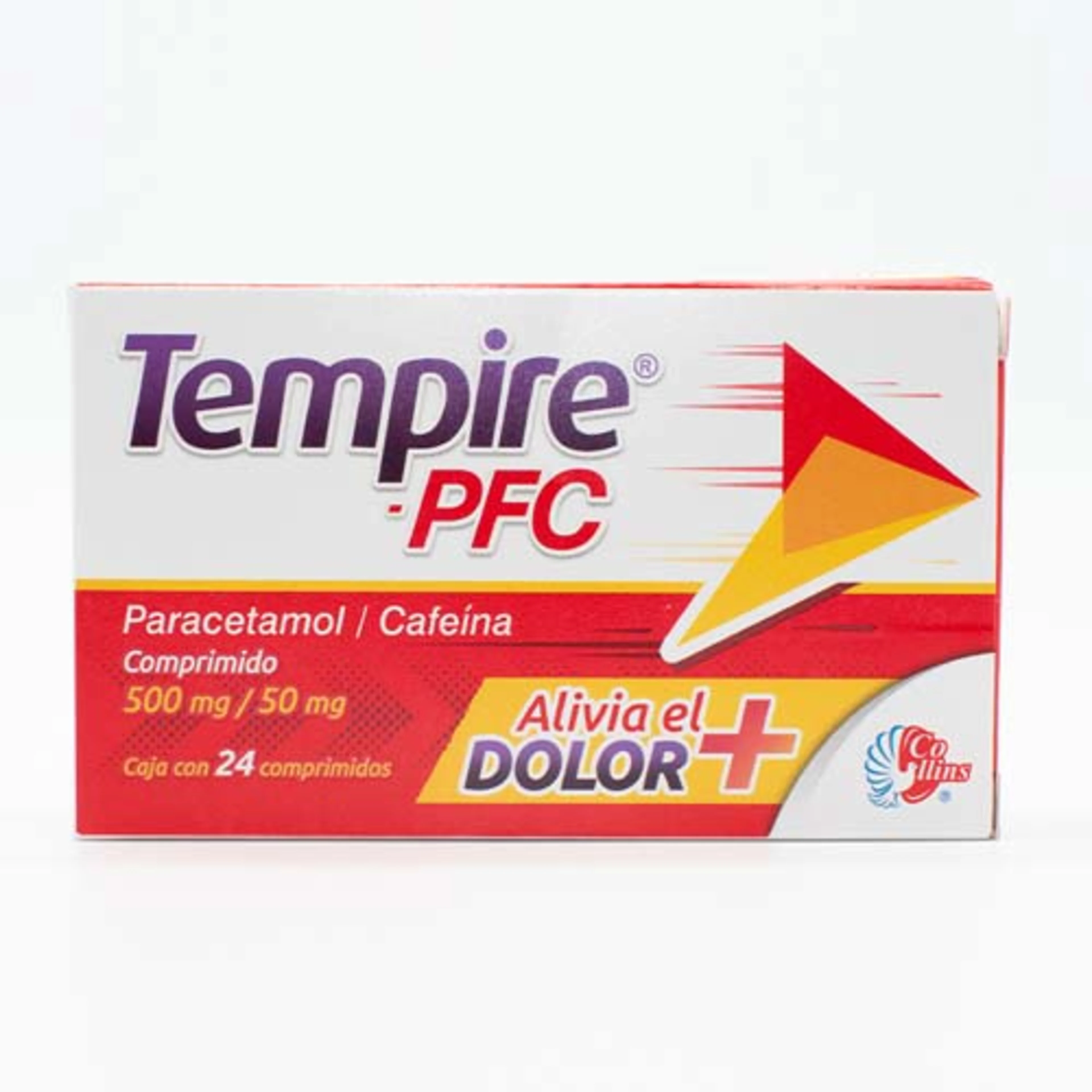 Tempire-Pfc Paracetamol Cafeina 500 Mg / 50 Mg Con 24 Comprimidos