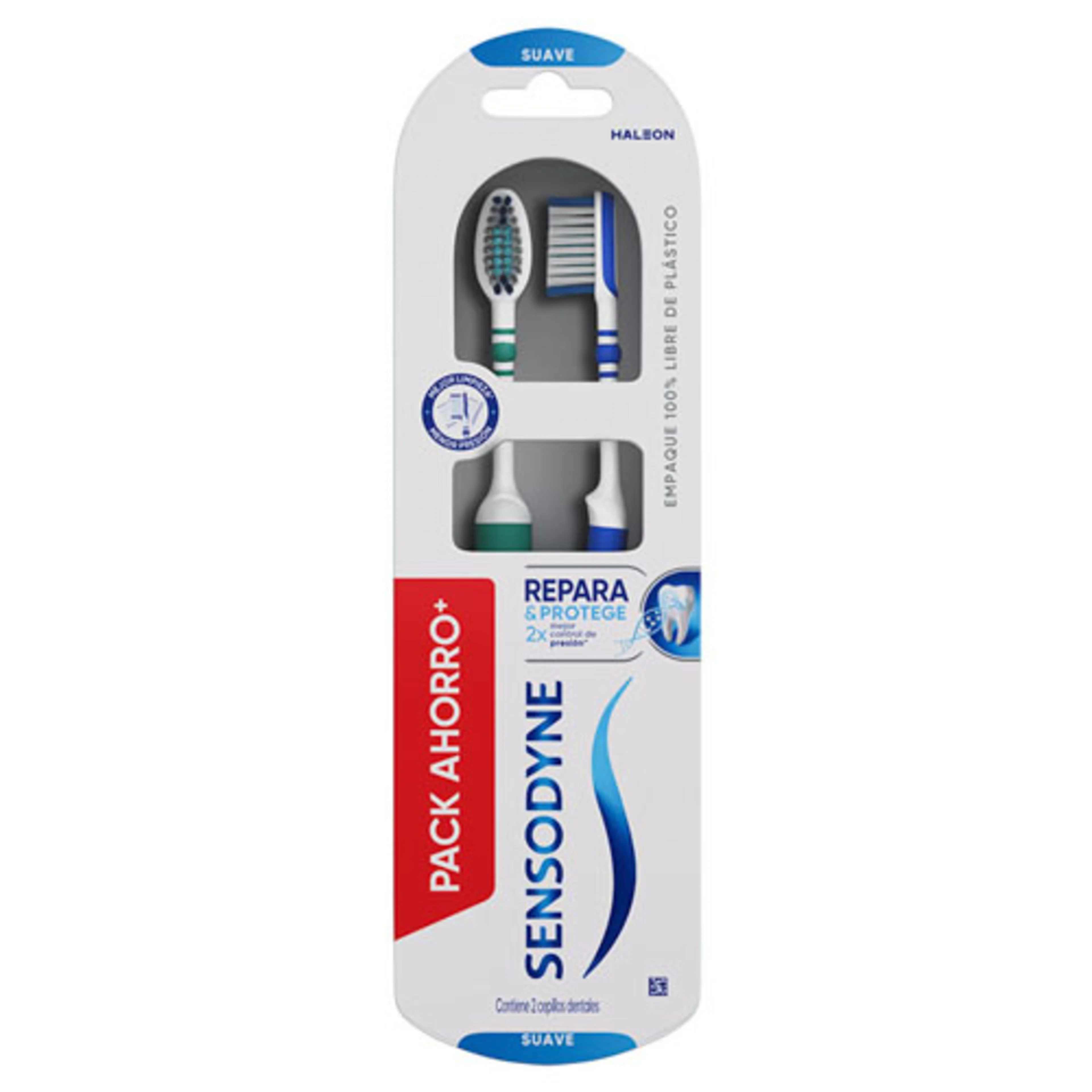 Sensodyne Cepillo Dental Suave Con 2 Piezas