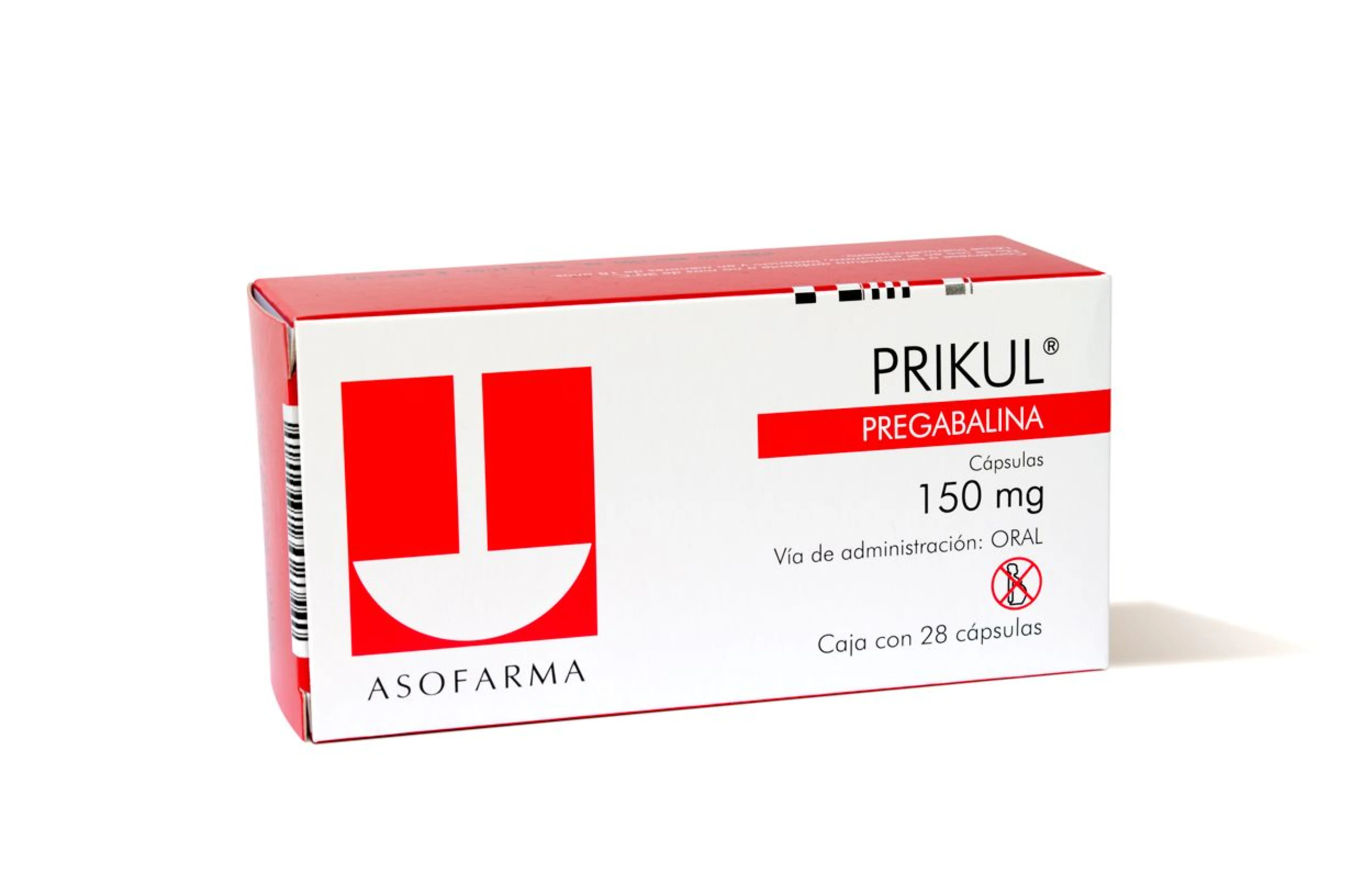 Prikul 150 Mg Con 28 Cápsulas