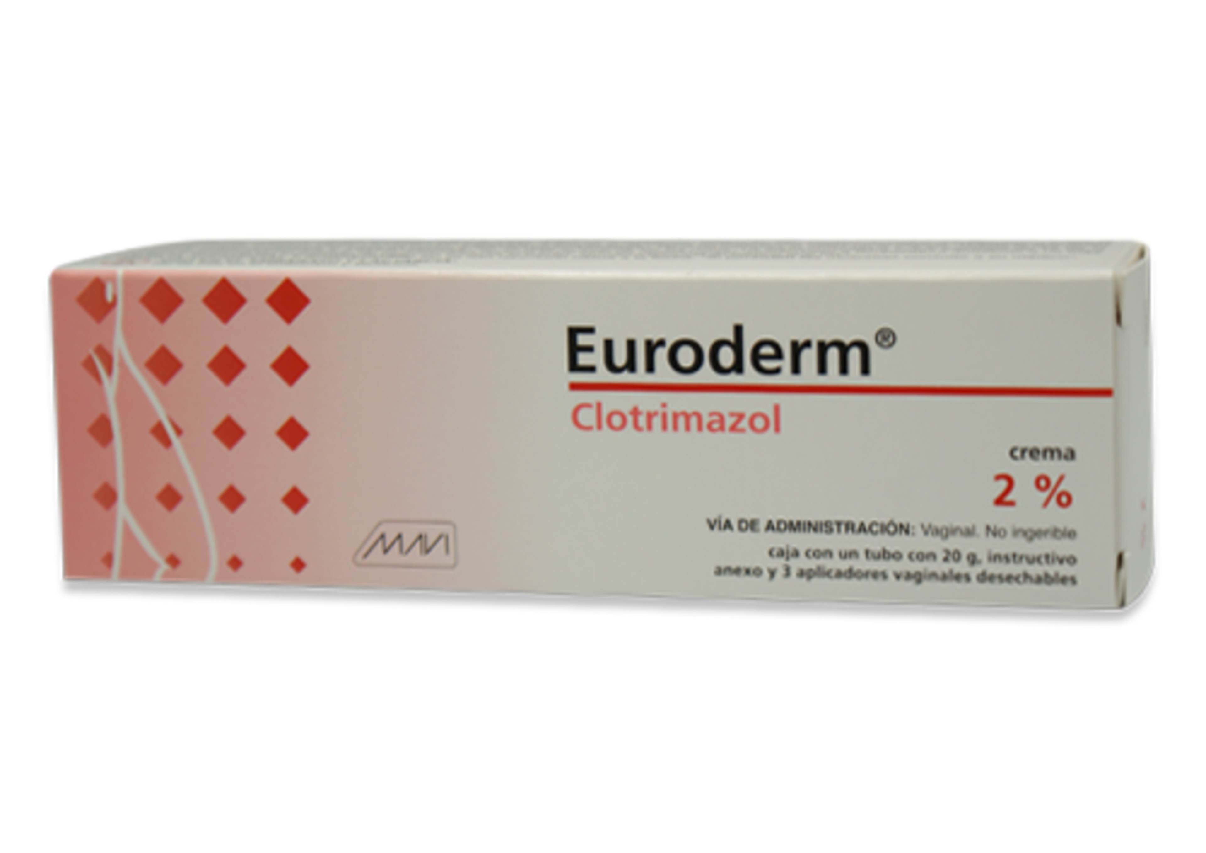 Euroderm 2% Con 20 G De Crema Vaginal Con 3 Aplicadores