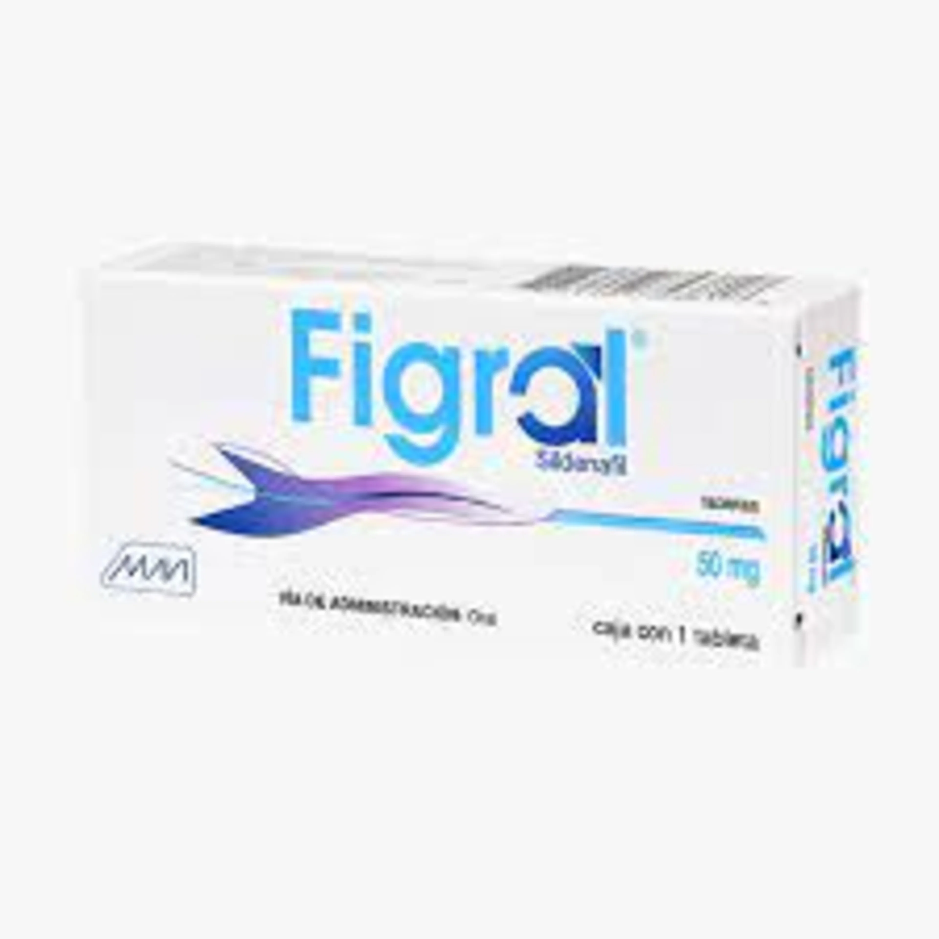 Figral sildenafil 50 mg con 1 tabletas