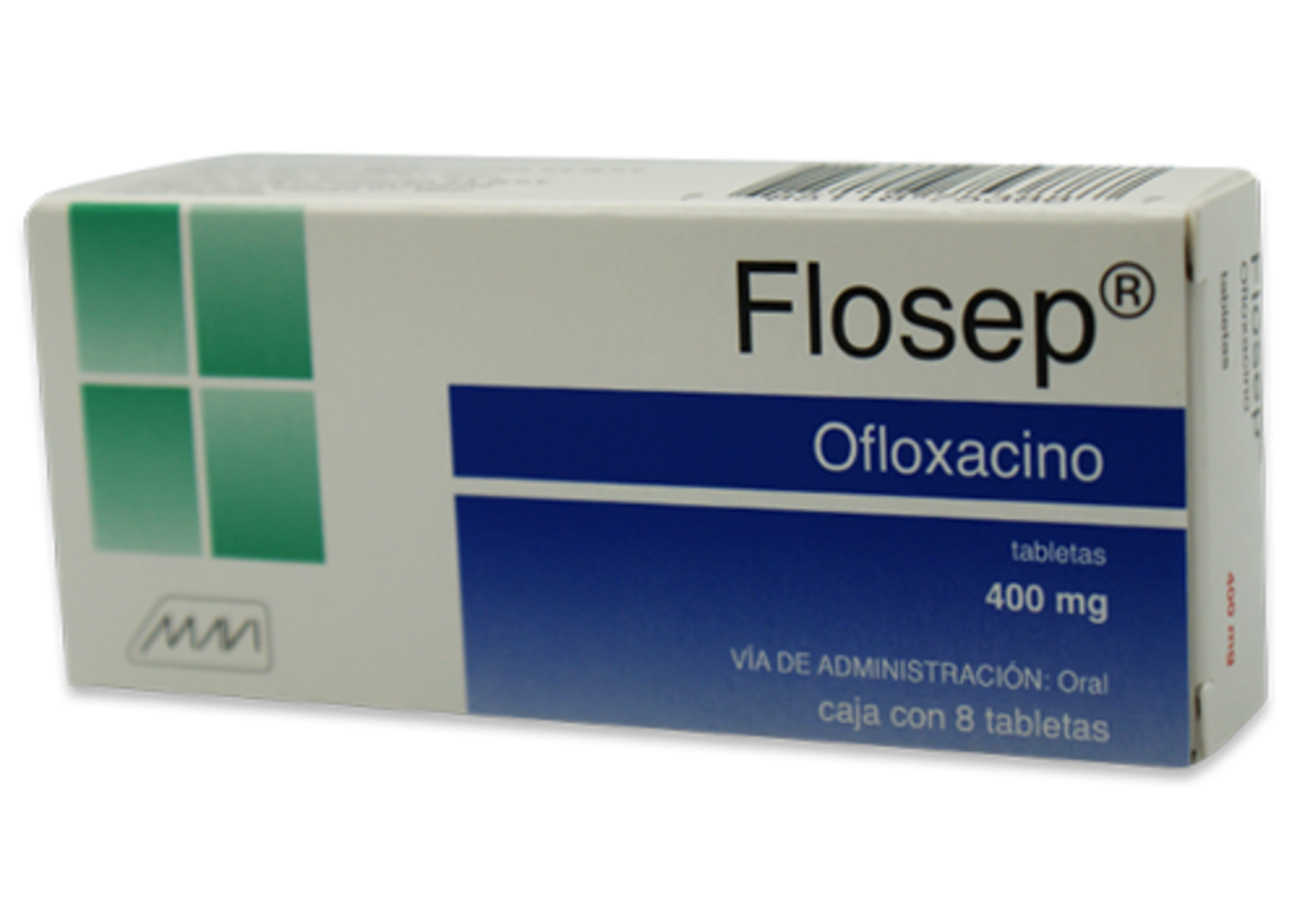 Flosep Ofloxacina 400 Mg Con 8 Tabletas