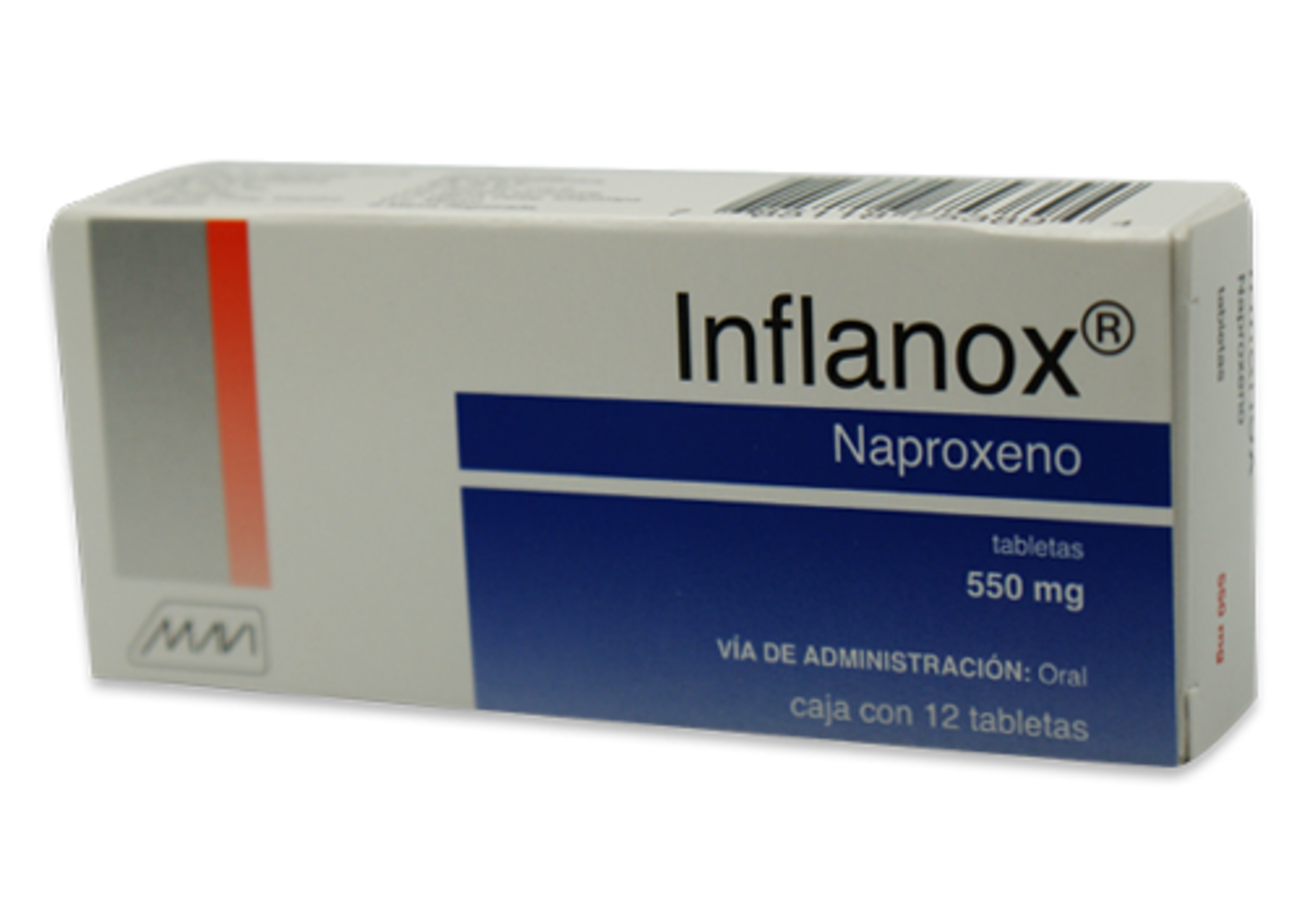 Inflanox 550 Mg Con 12 Tabletas