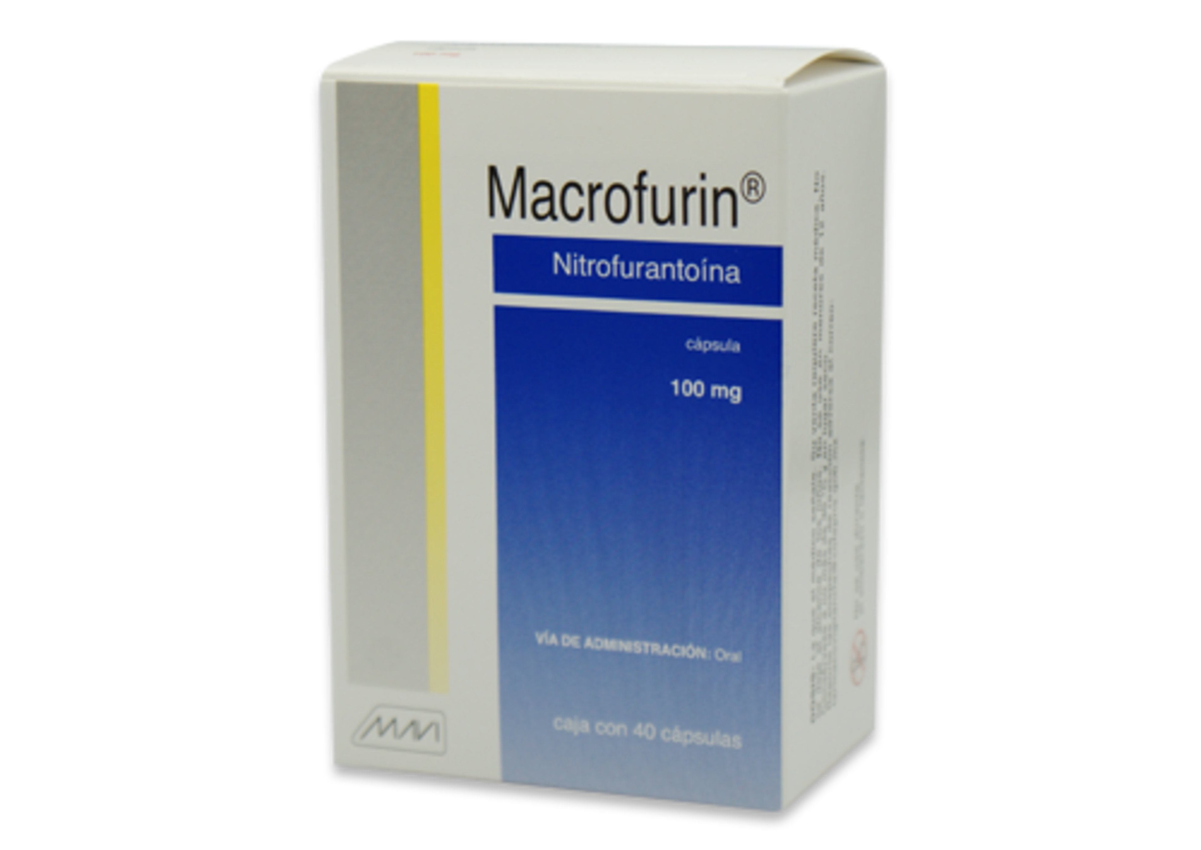 Macrofurin Nitrofurantoina 100 Mg Con 40 Cápsulas