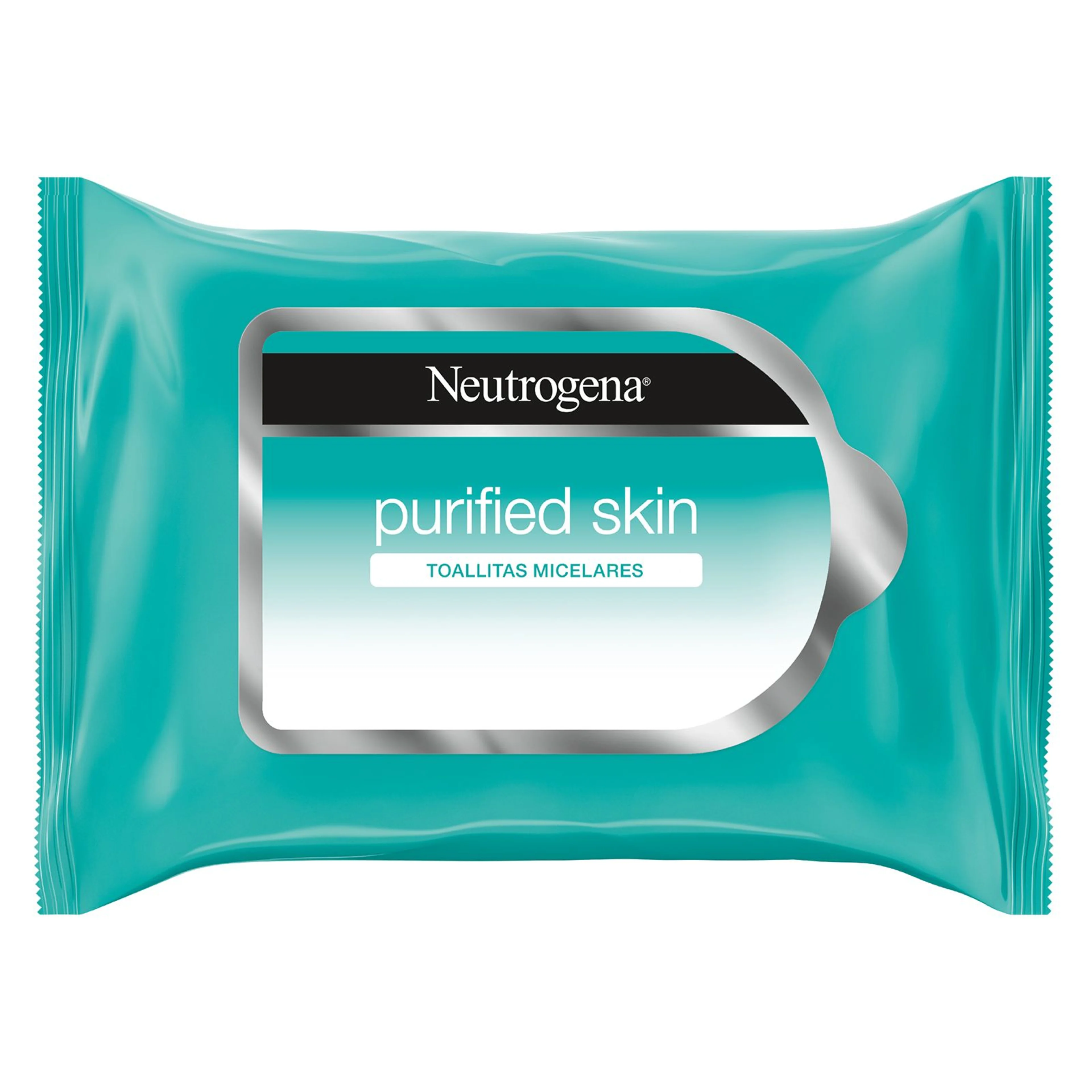 Toallitas micelares neutrogena purified skin desmaquillantes 25 piezas