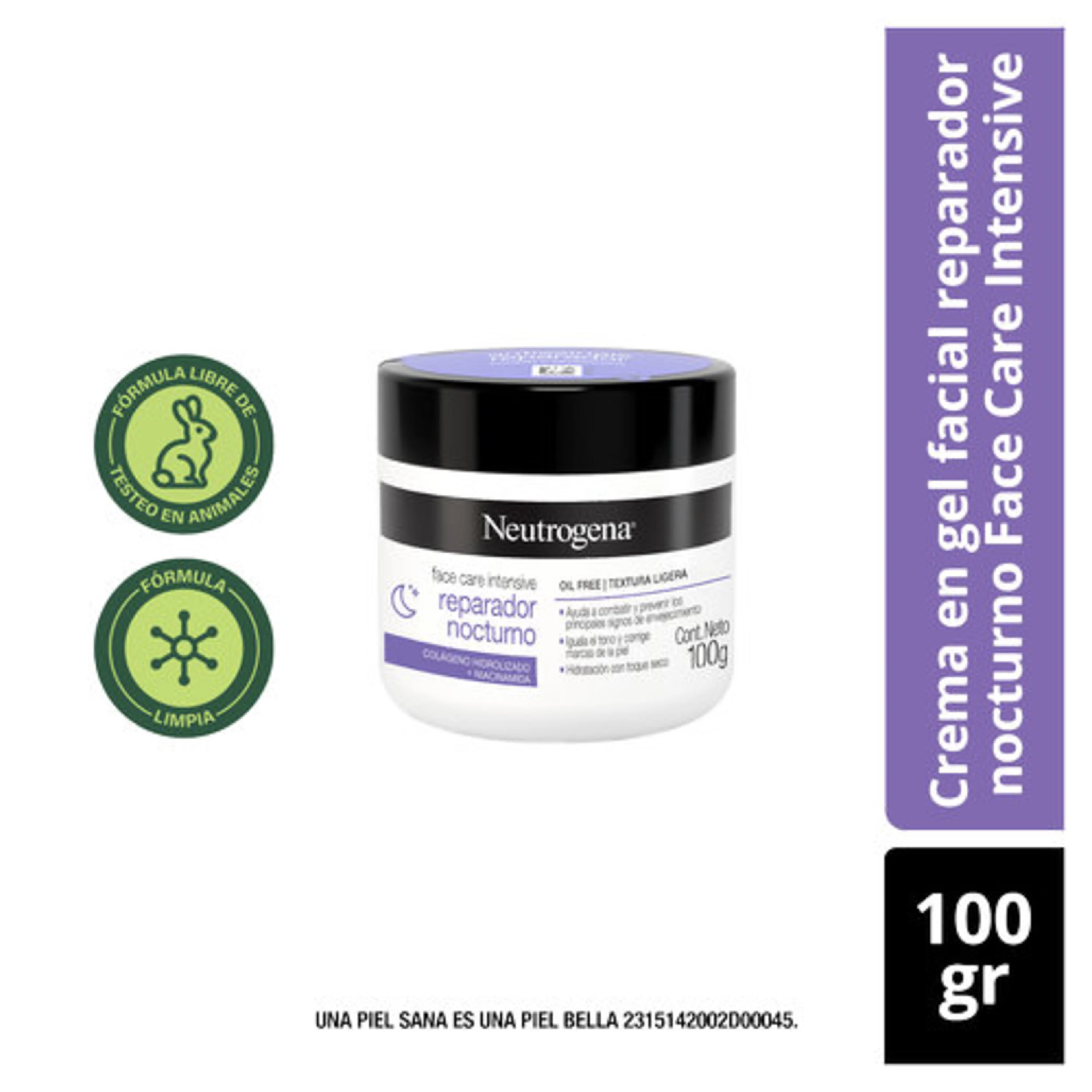 Neutrogena reparador facial nocturno crema gel 100 g