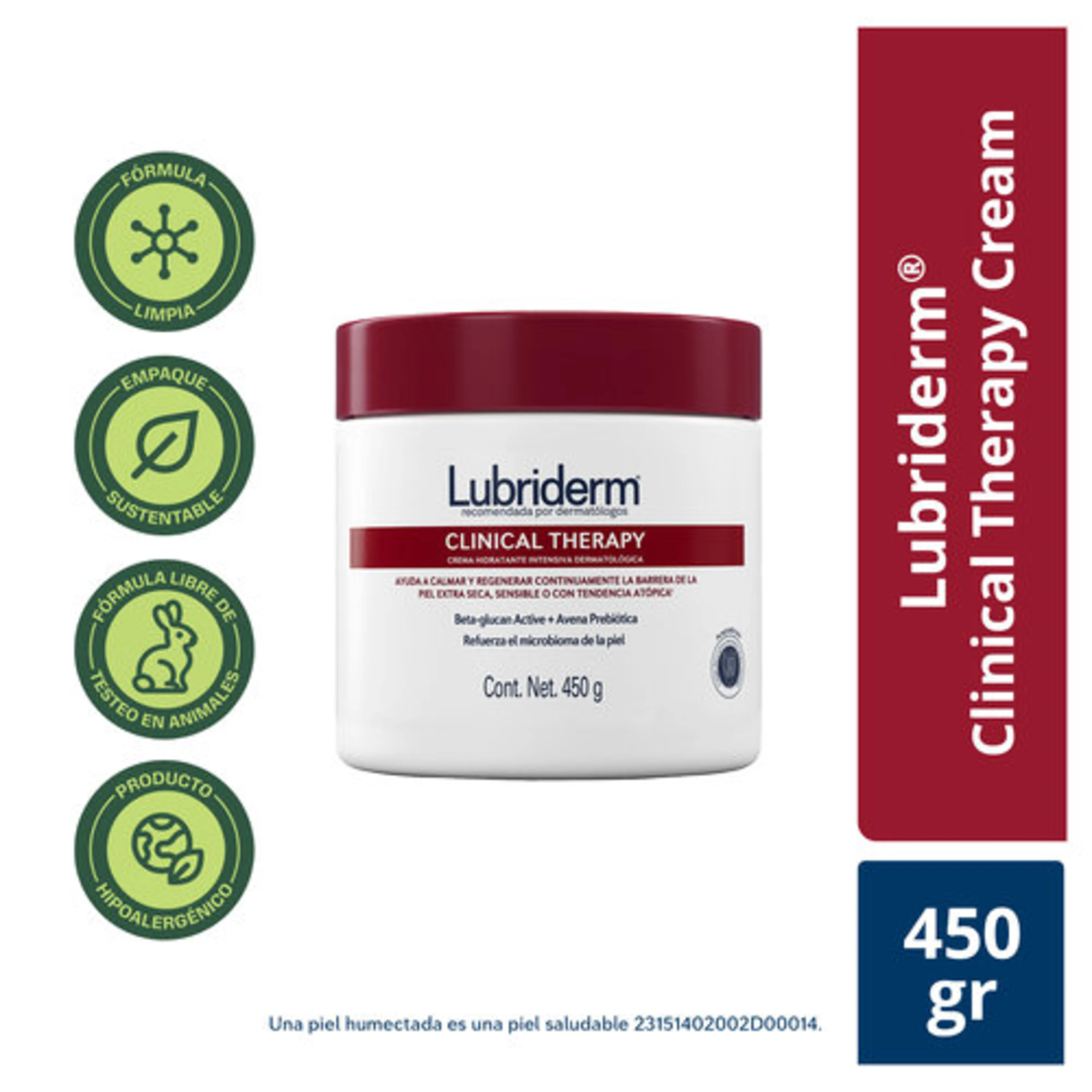 Lubriderm Clinical Therapy Crema Corporal 450 Ml