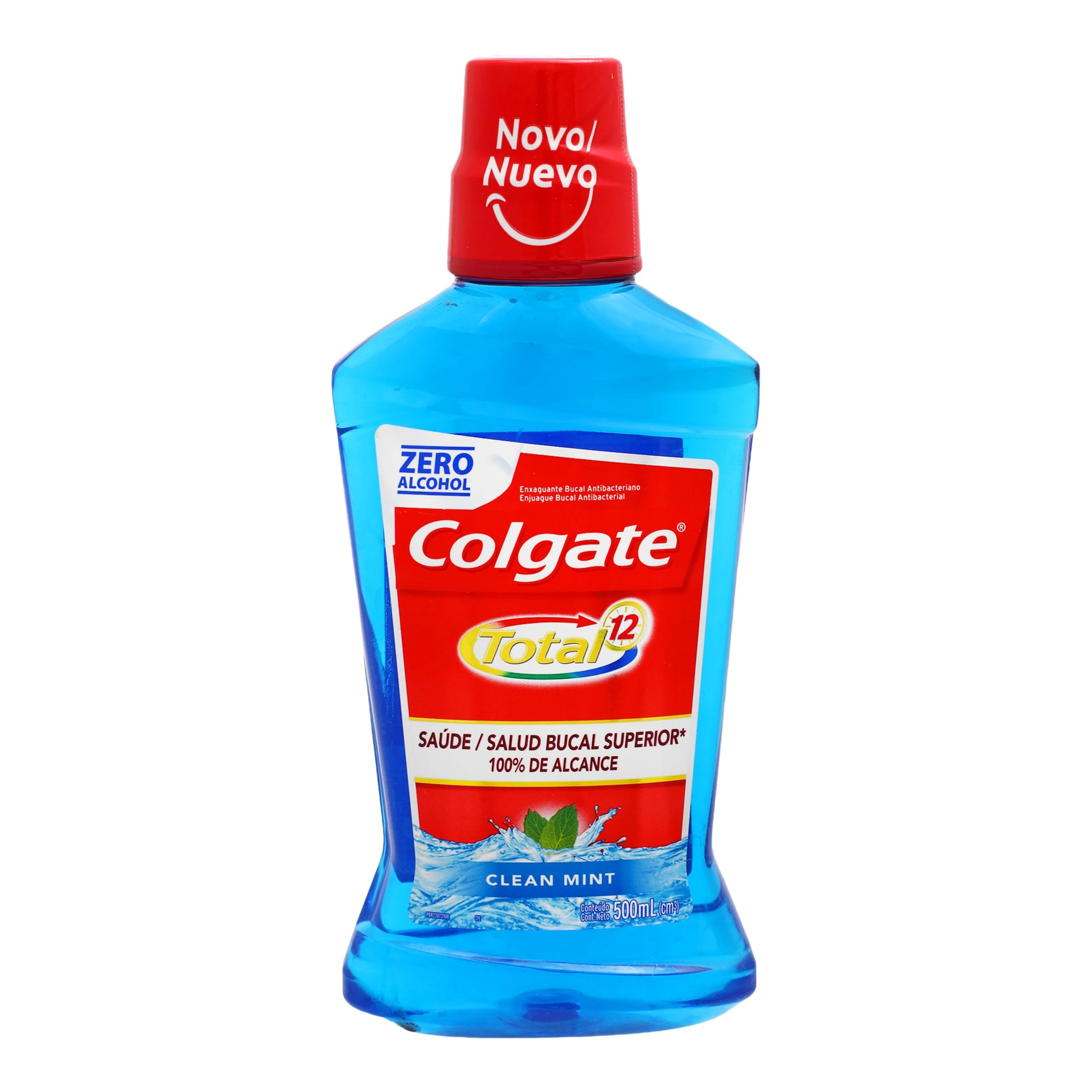 Colgate Total 12 Zero Alcohol Enjuague Bucal Con 500 Ml