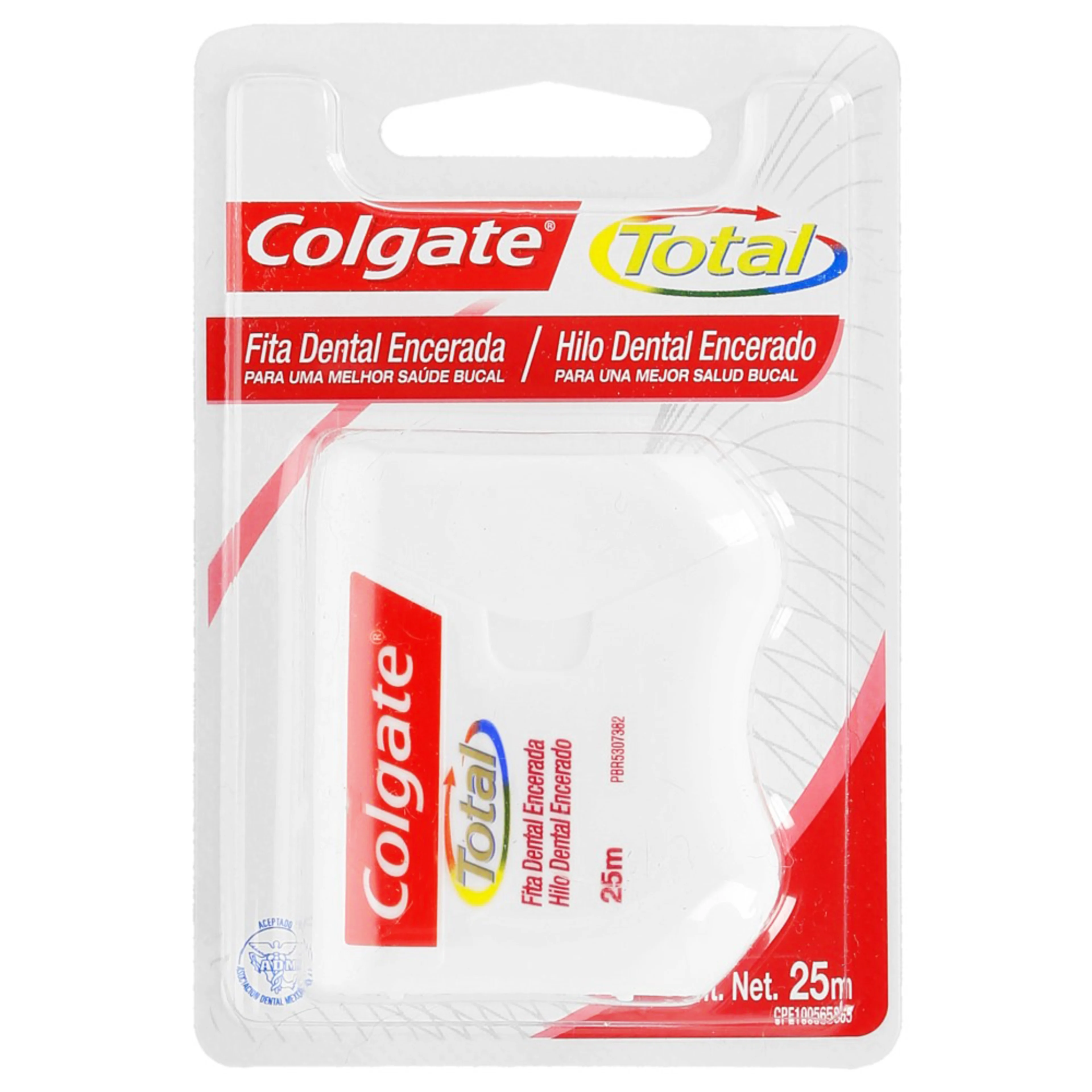 Colgate Total 12 Hilo Dental Encerado De 25 M Con 1 Pieza