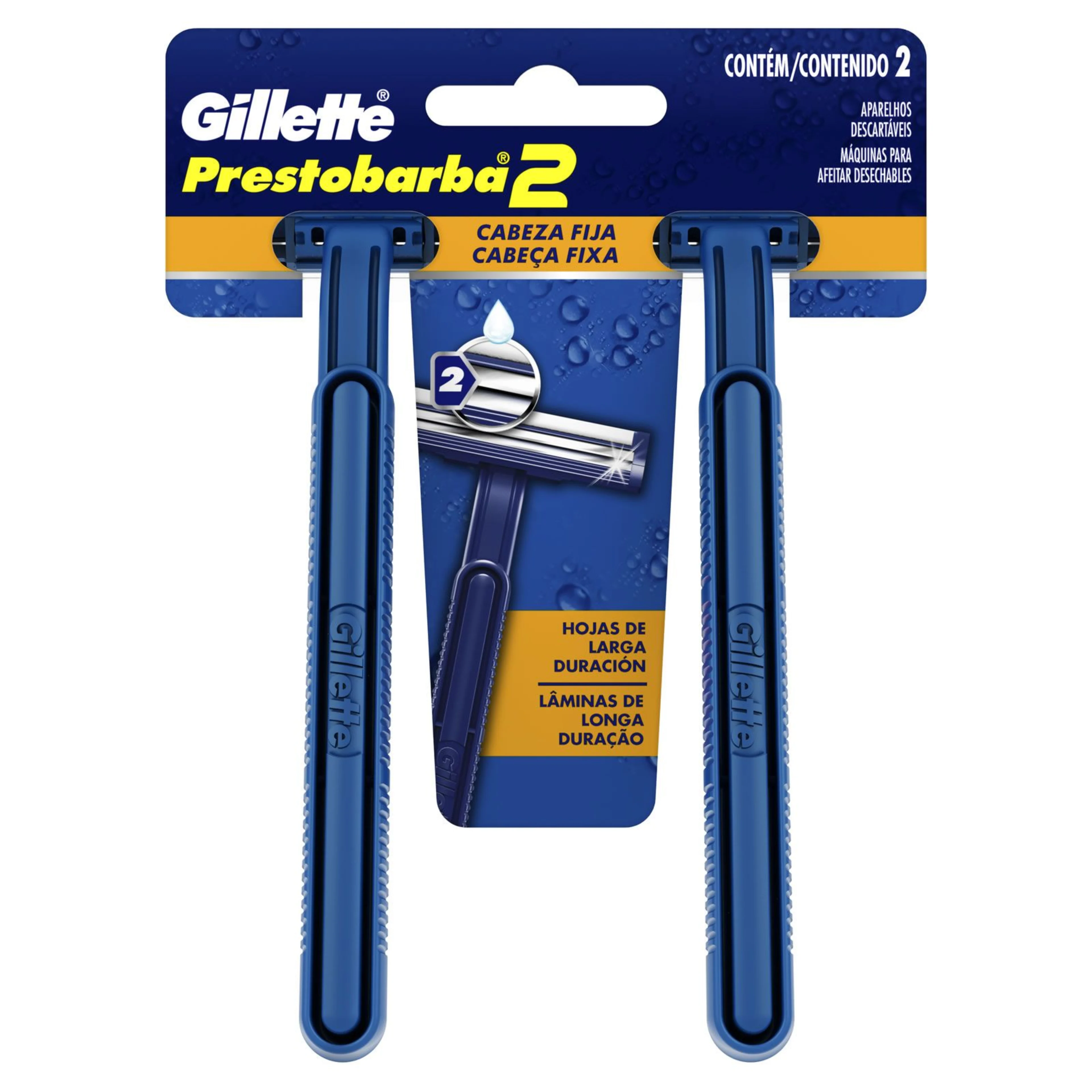 Gillette Prestobarba2 Rastrillo Para Afeitar Con 2 Piezas