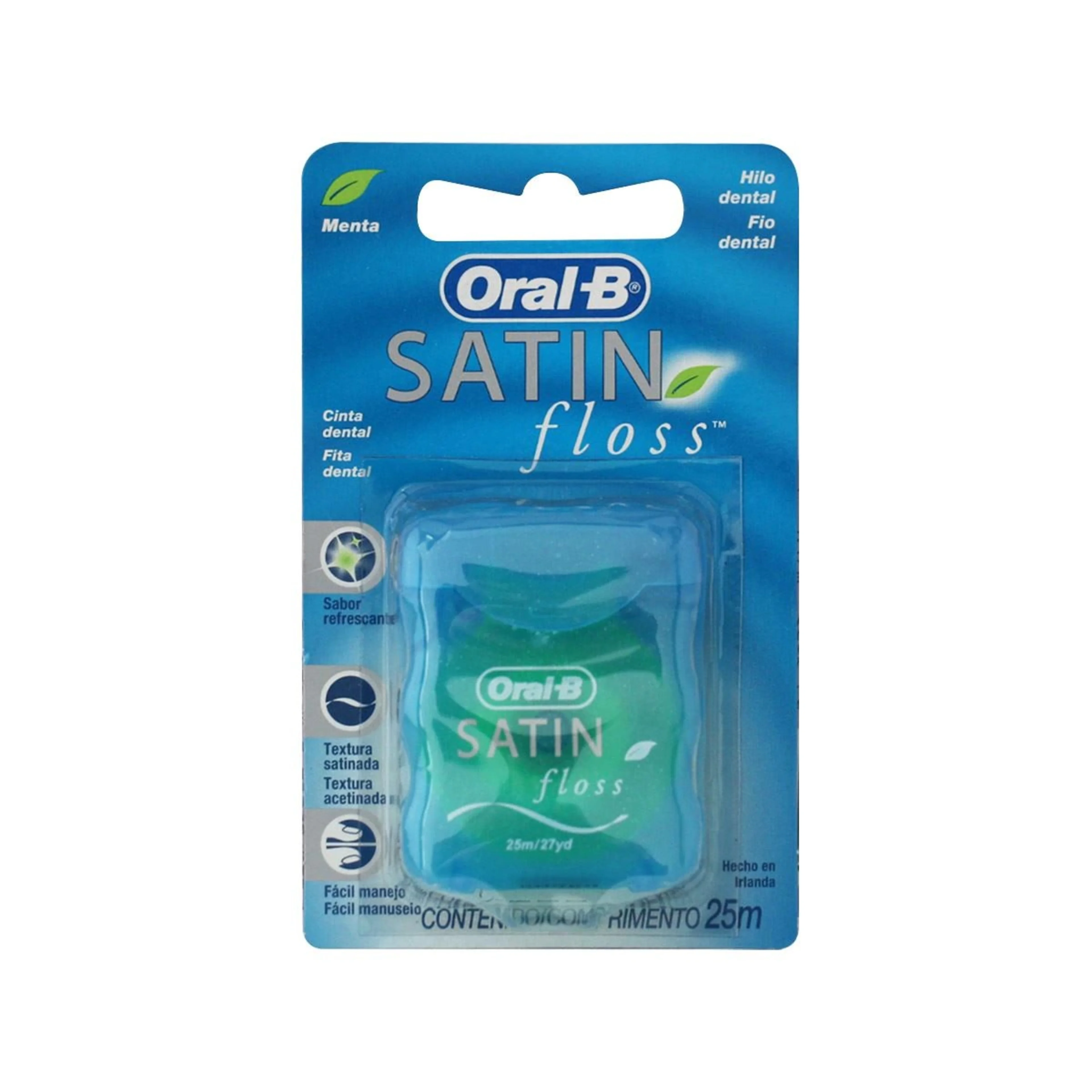 Oral-B Satín Floss Hilo Dental En Blíster Con 1 Pieza