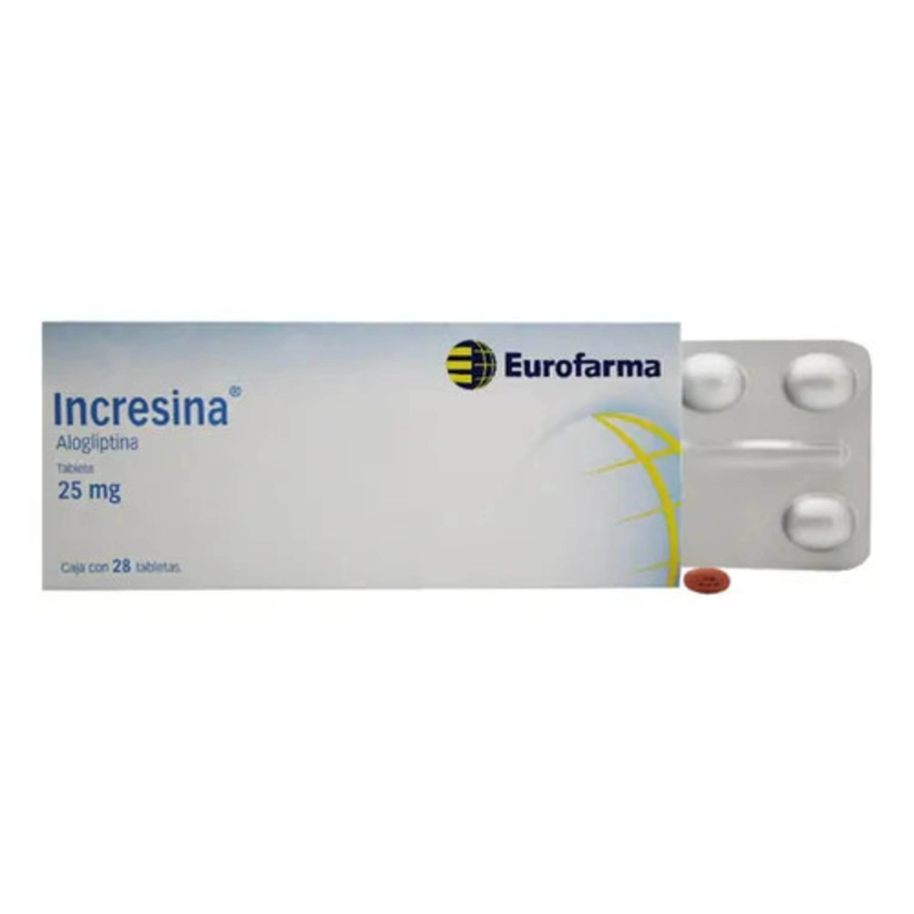 Incresina 25 Mg Con 28 Tabletas