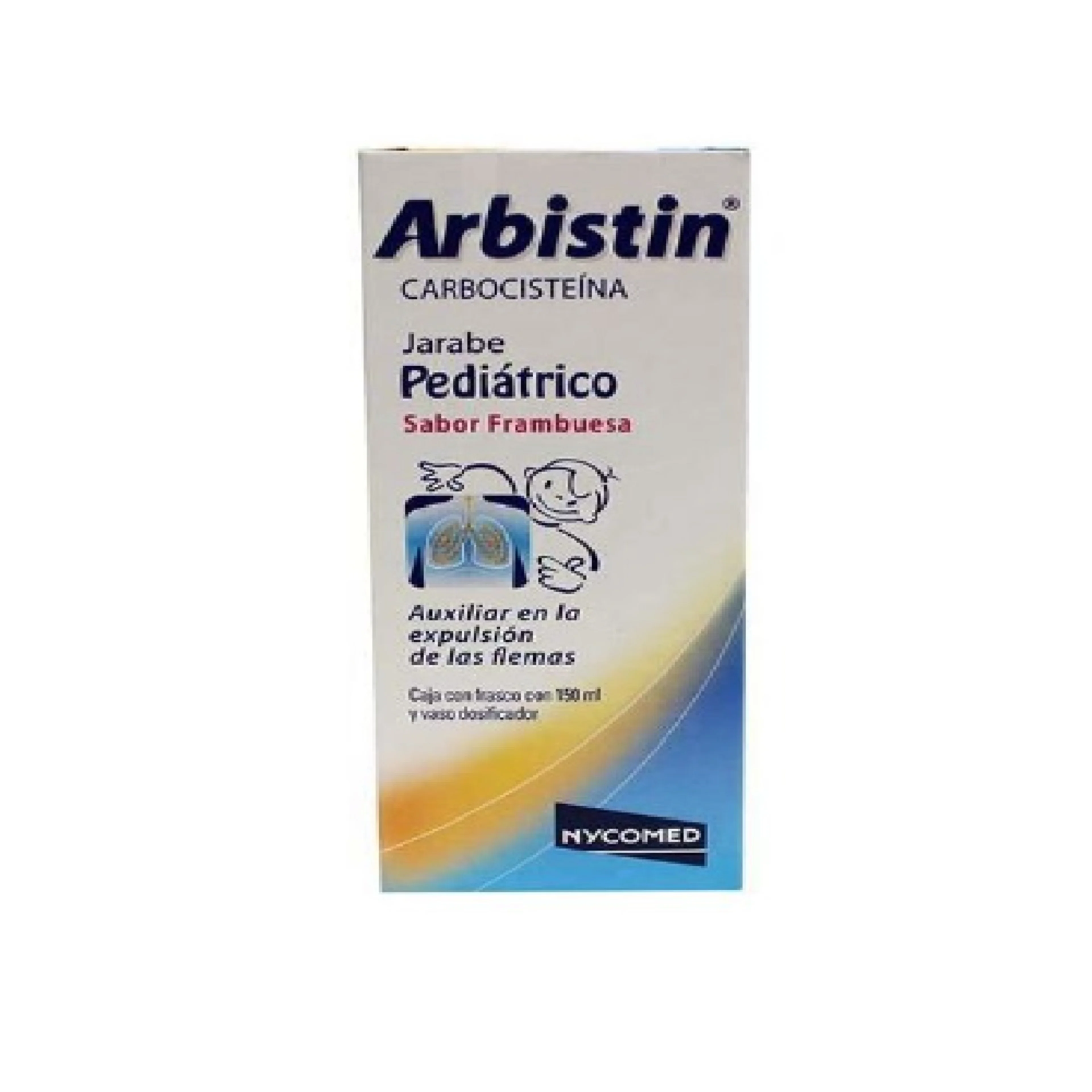 Arbistin 250 Mg / 5 Ml Jarabe Pediátrico Con 150 Ml